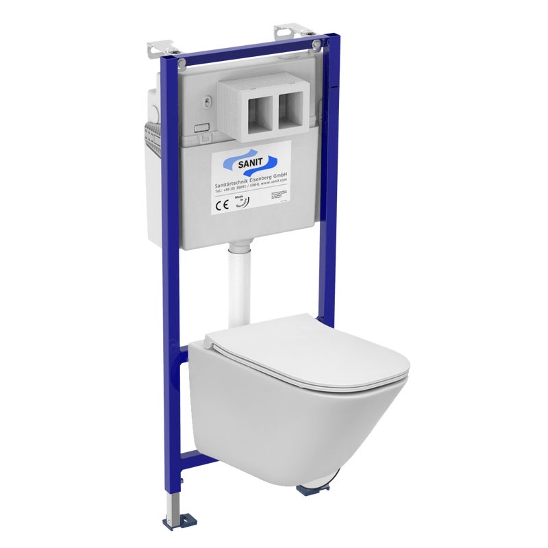 Zestaw podtynkowy WC Cassandra CPT bezkołnierzowy Classic Sanit Solo Roca