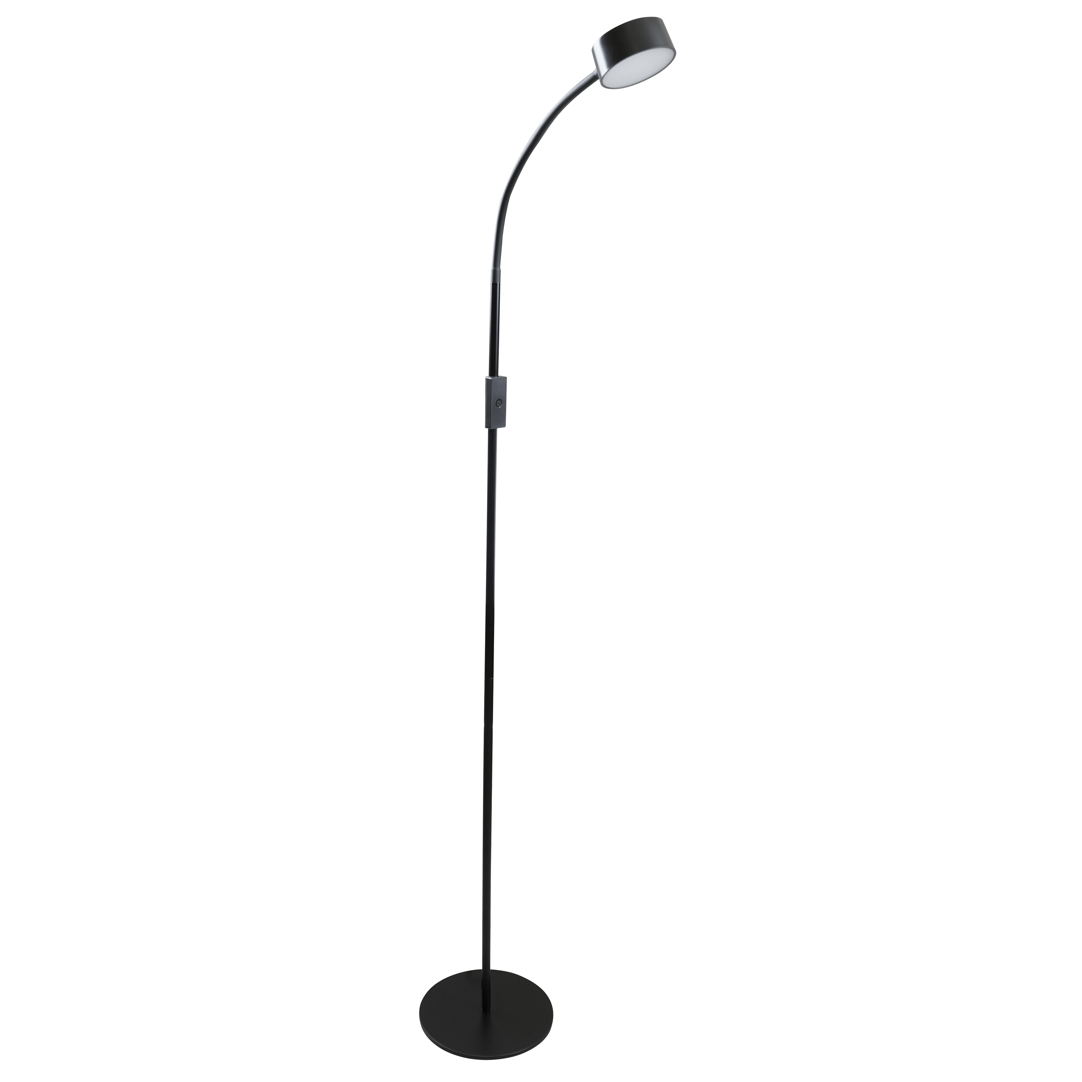 Lampa podłogowa Bruno czarna LED Sanico