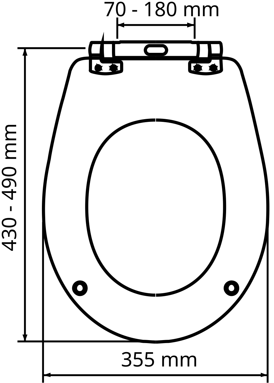 Abattant frein de chute déclipsable blanc bois réticulé®, OLFA Woodclip - 5