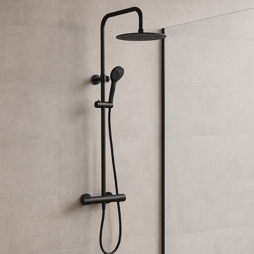 CONJUNTO DUCHA NEGRO - 1