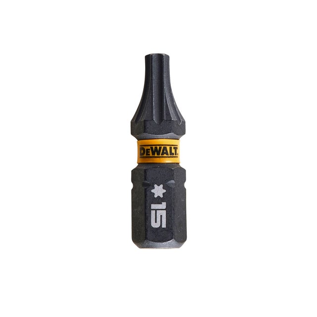 PUNTAS PARA ATORNILLADOR TORX INVIOLABLE PTS15 L25 DEWALT 5 UDS