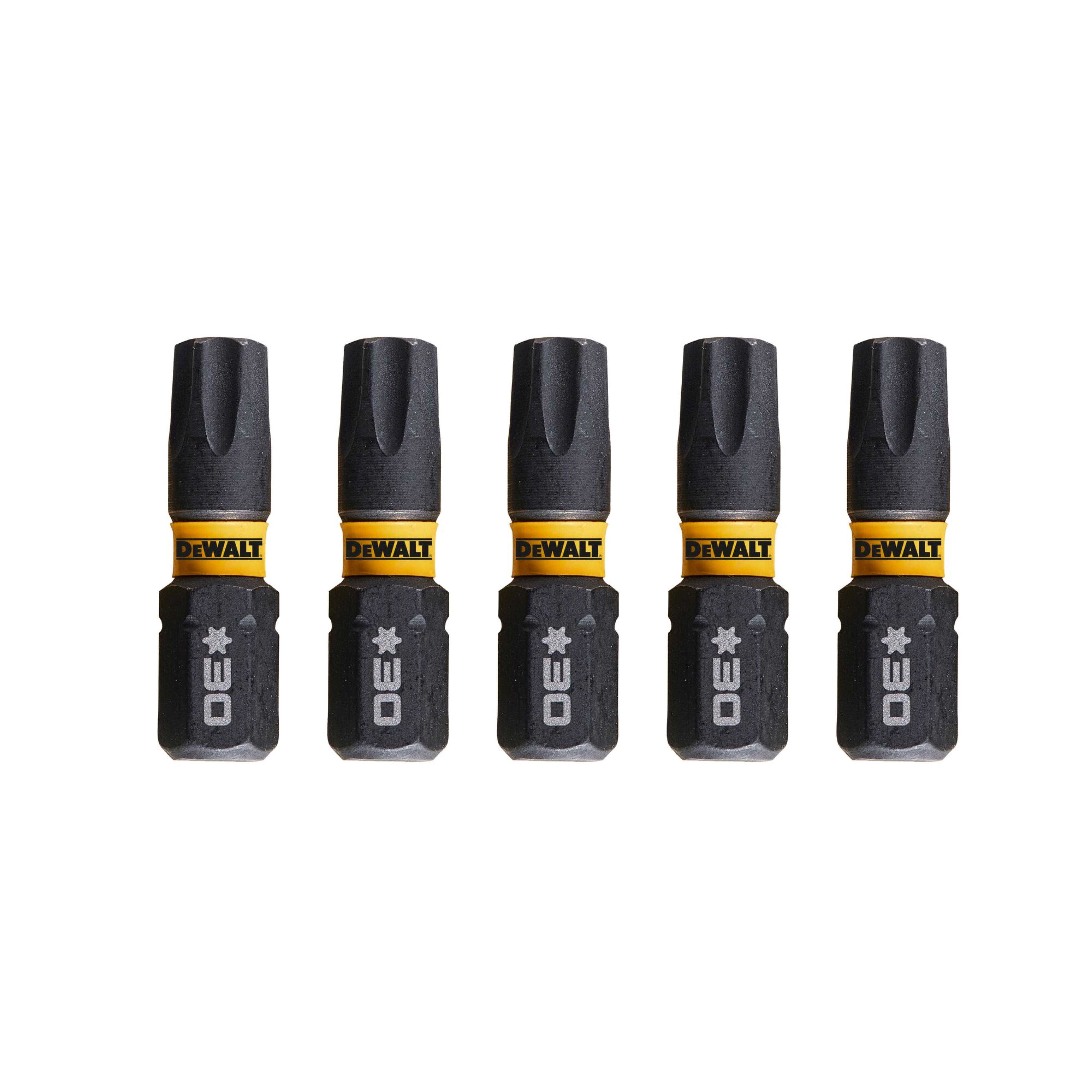 PUNTAS PARA ATORNILLADOR TORX INVIOLABLE PTS30 L25 DEWALT 5 UDS - 2