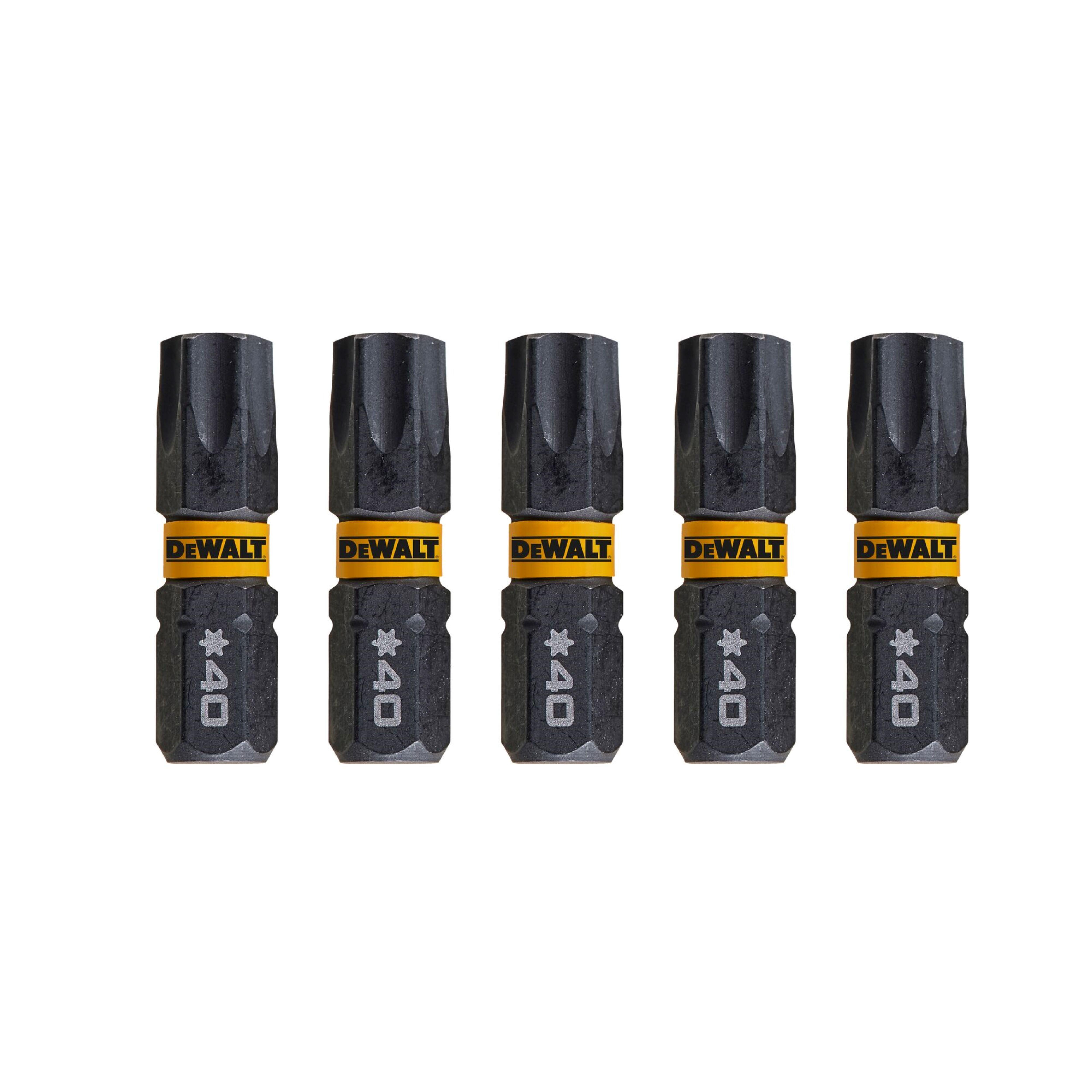 PUNTAS PARA ATORNILLADOR TORX INVIOLABLE PTS40 L25 DEWALT 5 UDS - 2