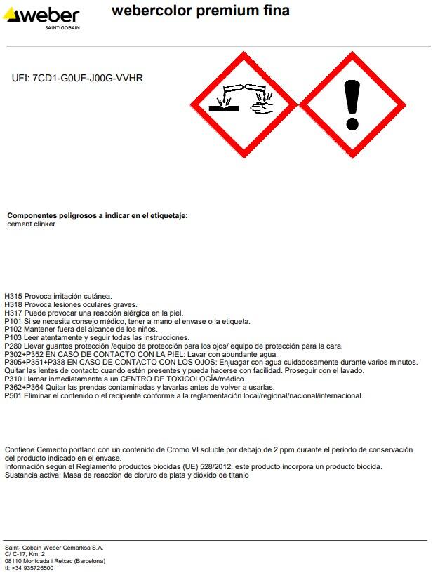 CEMENTO JUNTA FINA PREMIUM WEBER 3KG ACERO - 2