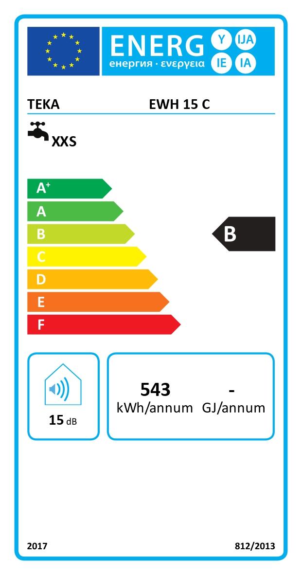 TERMO ELÉCTRICO 15 LITROS TEKA EWH C - 4