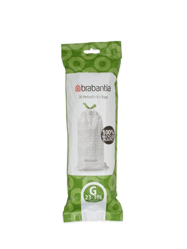 20 sacs-poubelle 23-30L BRABANTIA PerfectFit Code G