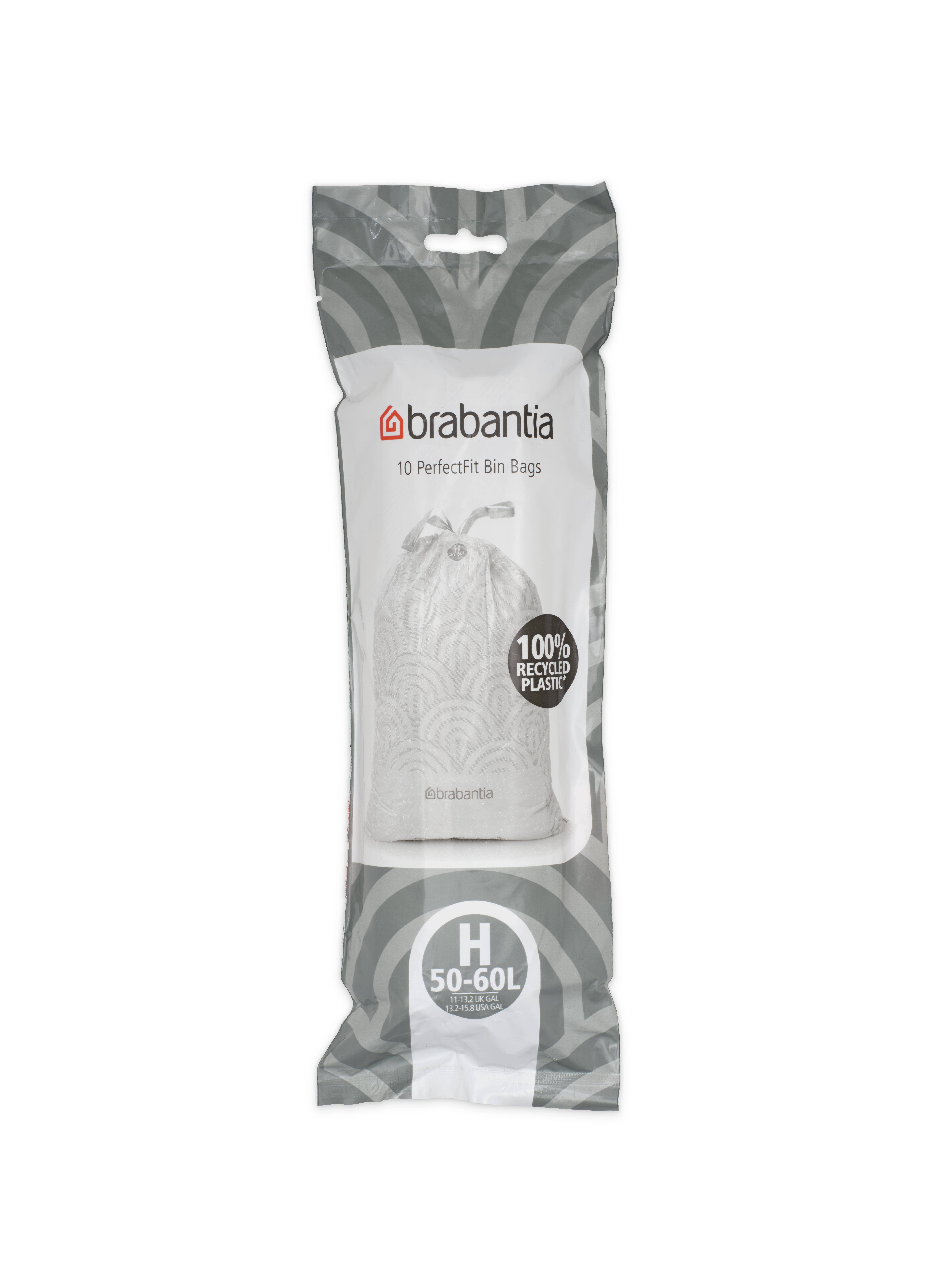 10 Sacos para o lixo BRANCO 50L - 3