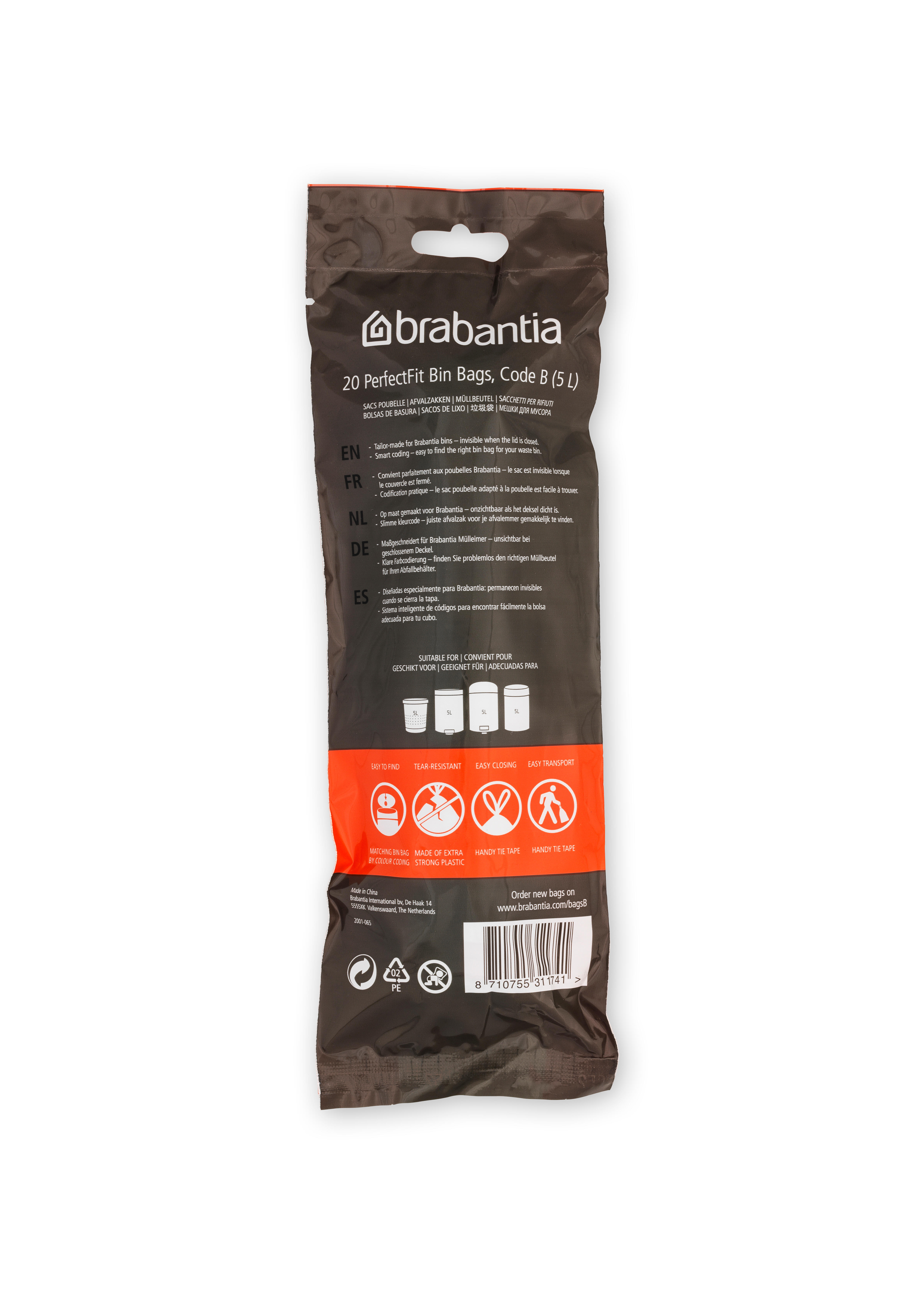 Sacs-poubelle de salle de bains 5L BRABANTIA - 4