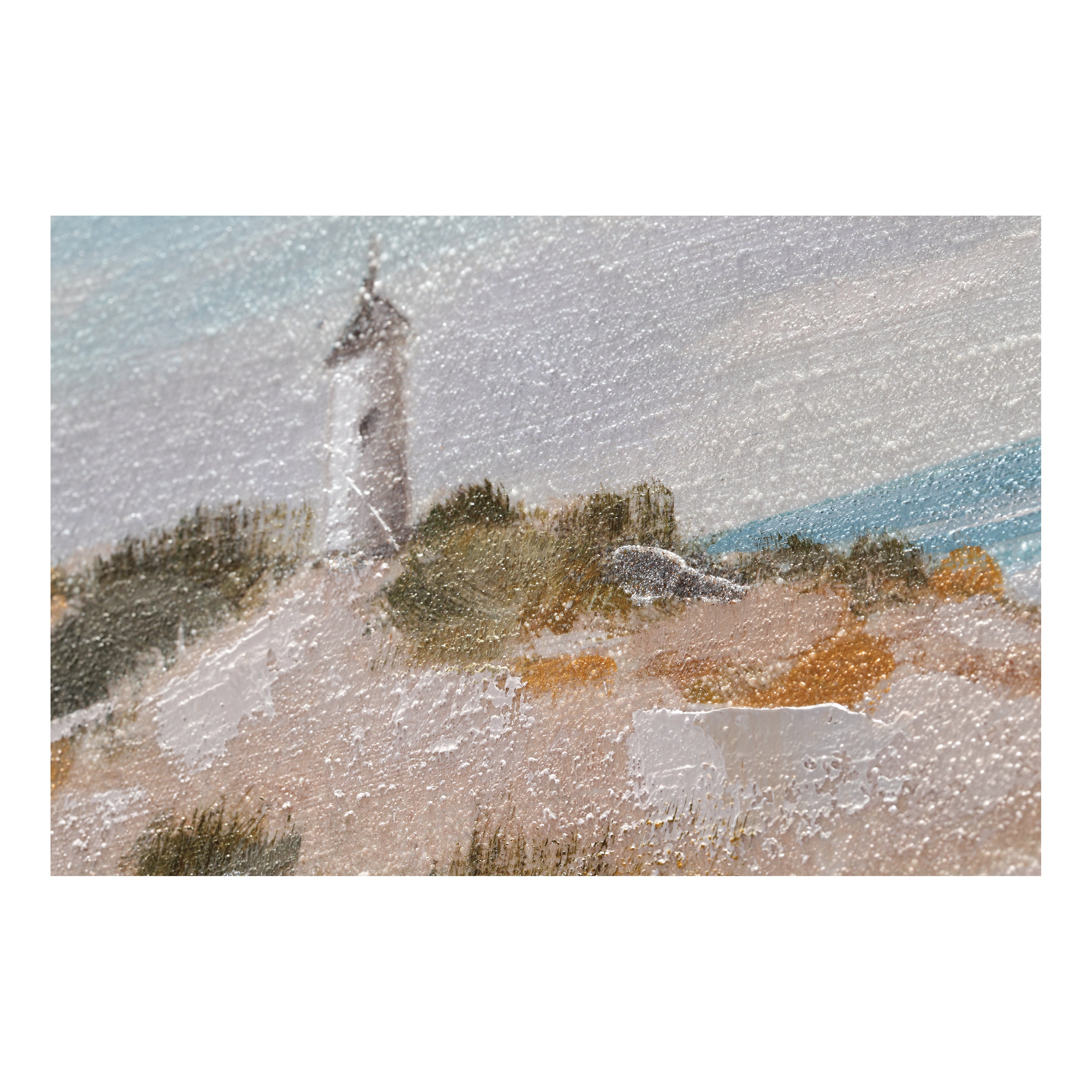 Tela pintada original 30 x 30 cm FAROL 1 - 5