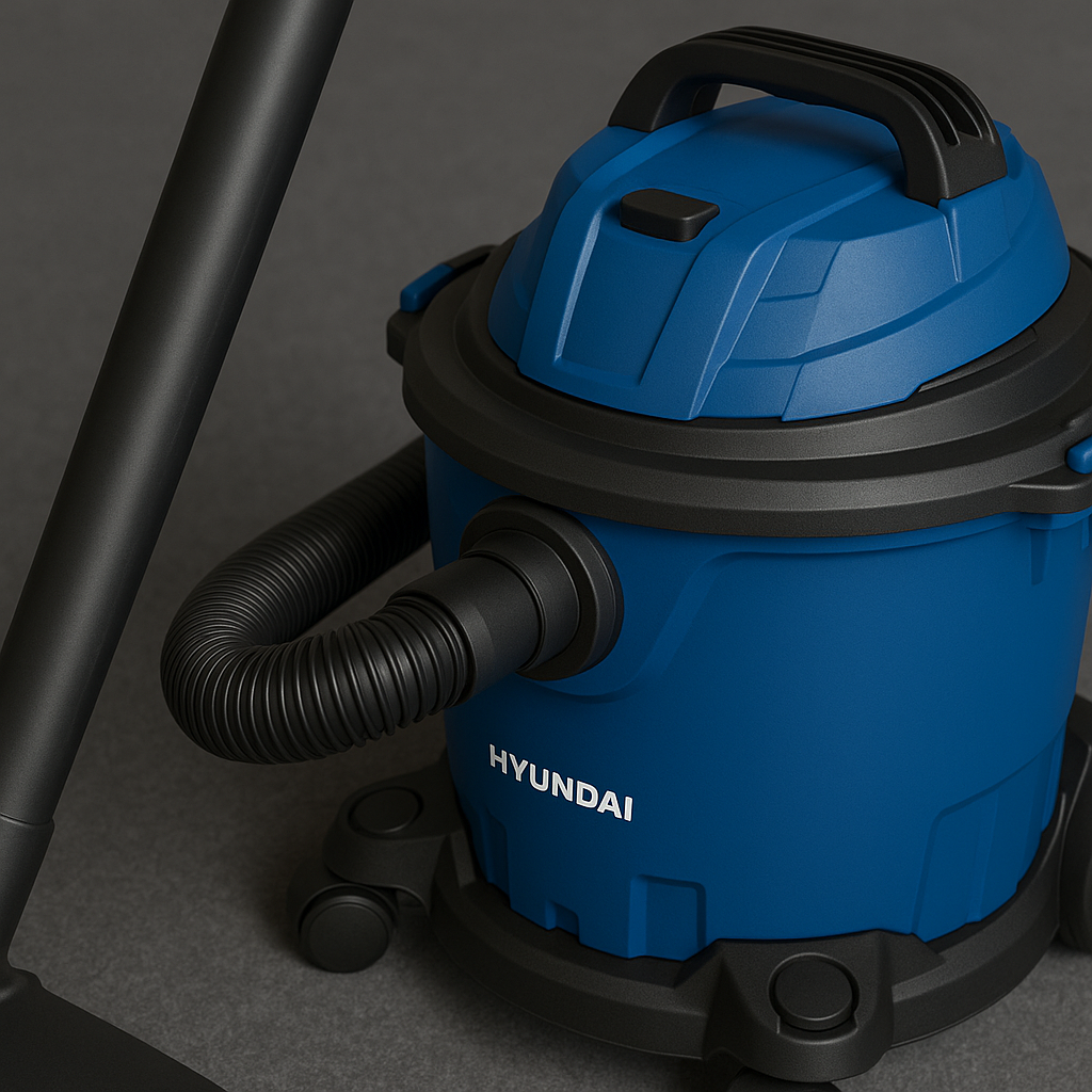 Aspiratore solidi e liquidi HYUNDAI 15L + accessori aspirazione 17 kPa 15 L 1200 W - 4