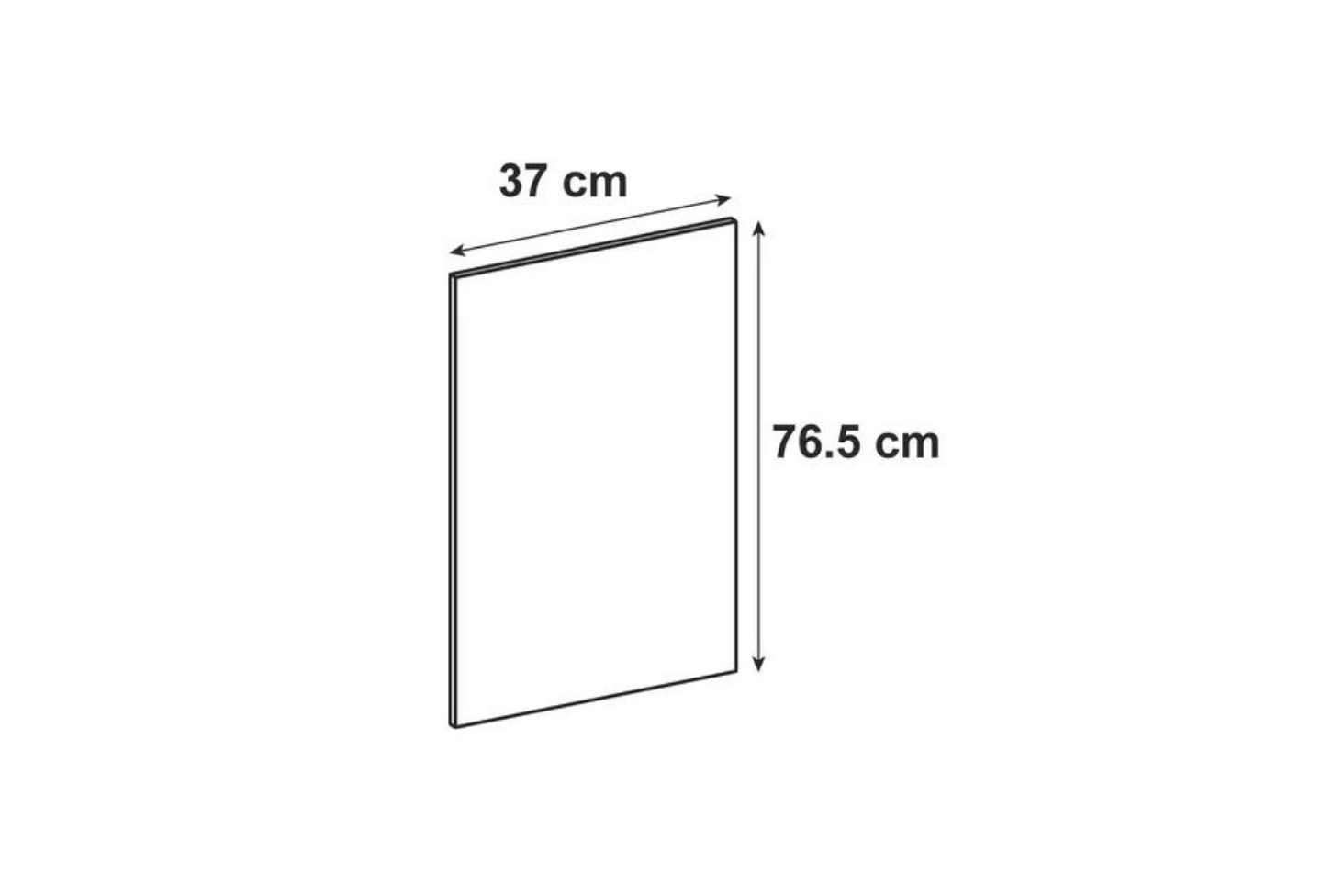 Zestaw 2 frontów kuchennych F37/77 Kobo kaszmirowy - 2