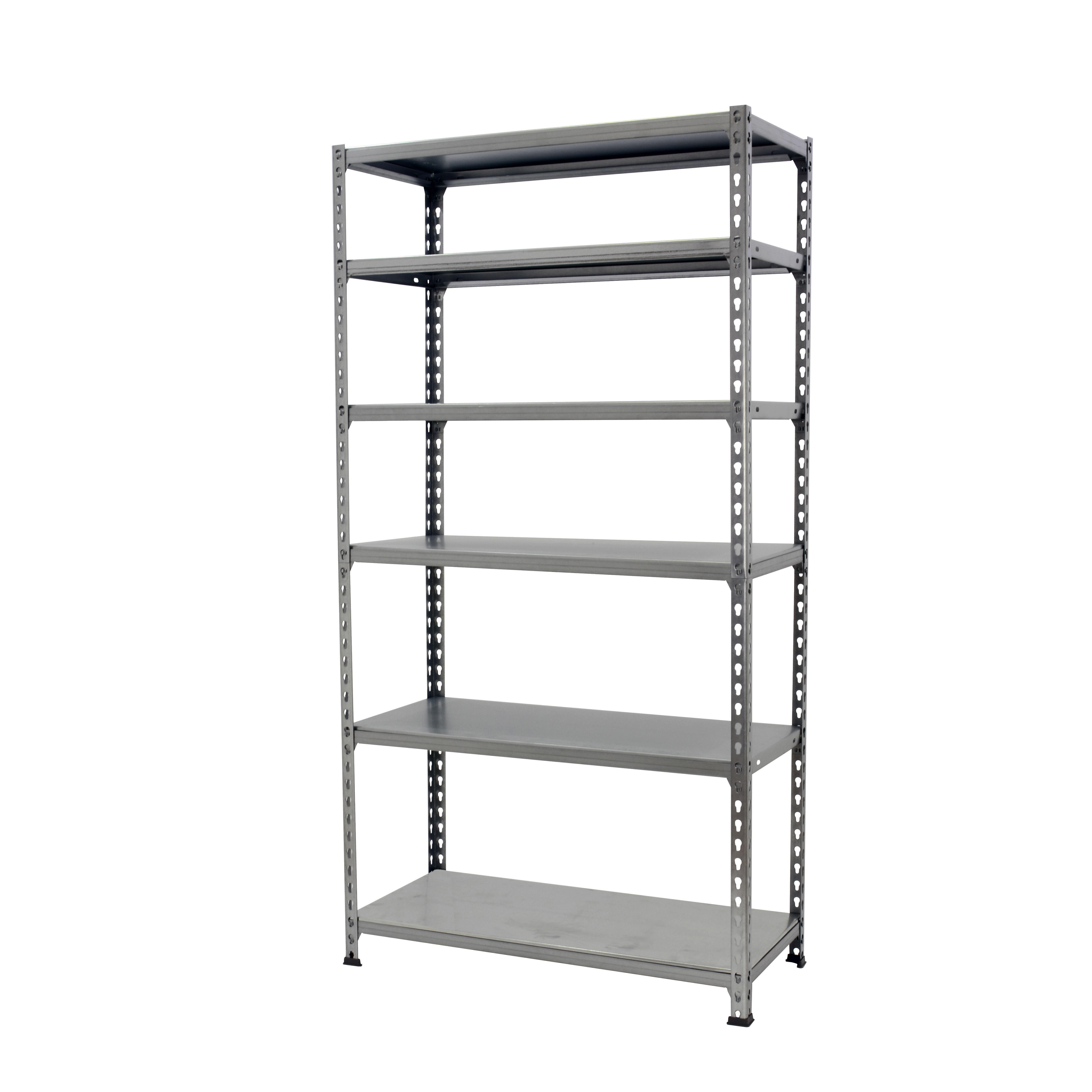 Estantería metálica en kit 250x90x50 cm y carga máx. 180kg por balda color gris