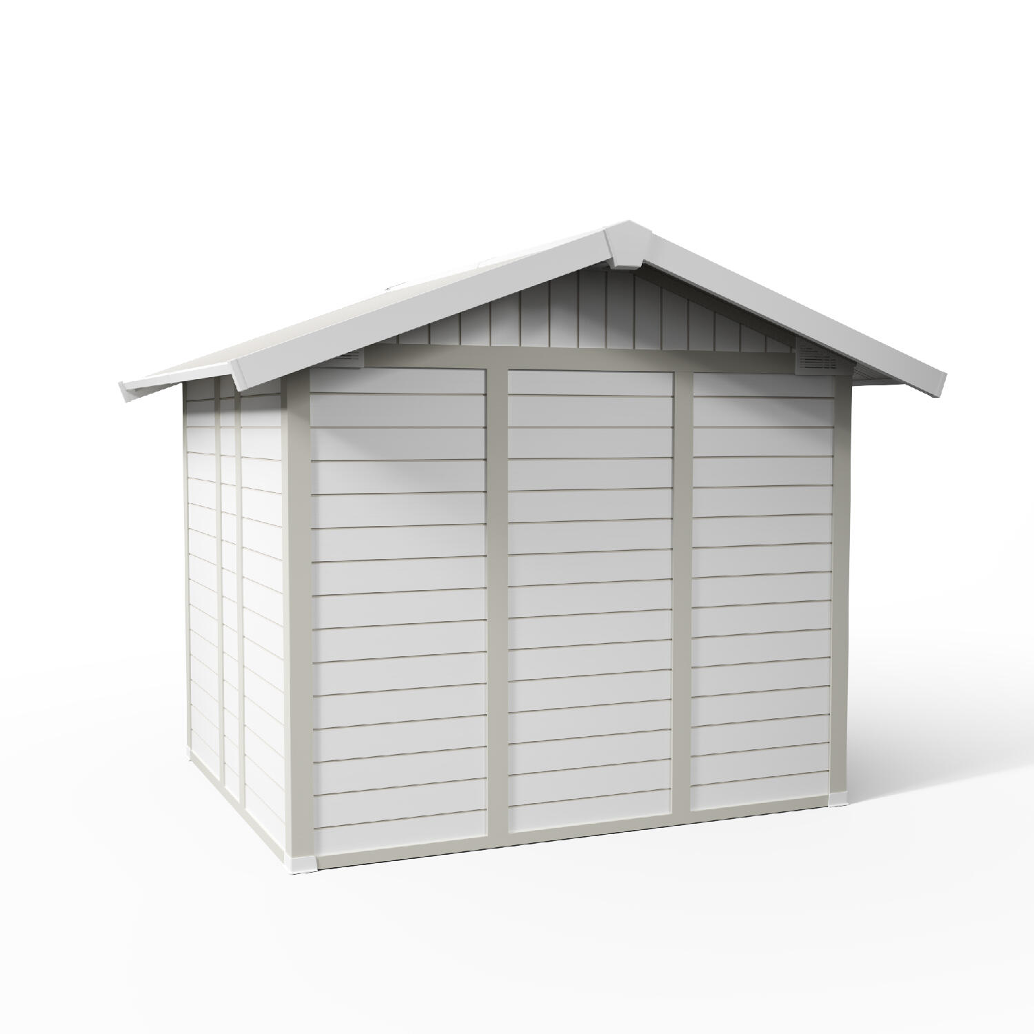caseta de resina casa deco de 72x180x80 cm y 49 m2 con 26 mm espesor y doble puerta abatible grosfillex