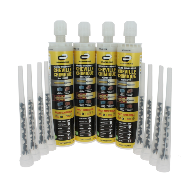 Cartouche Scellement Chimique 300ml + Canule - R.A.M Cartouche Scellement Chimique 300ml + Canule - R.A.M