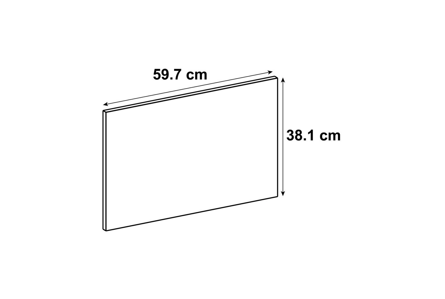 Front szuflady/okapowy FDL60/39 Kobo kaszmirowy - 10