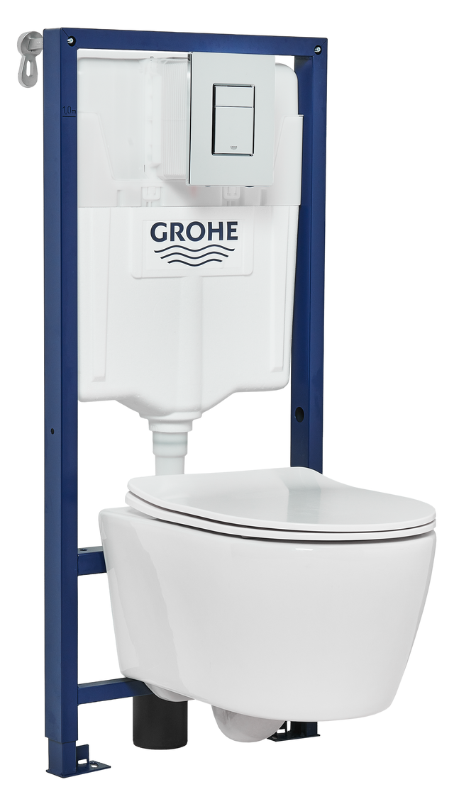 Stelaż podtynkowy WC GROHE EVEN chrom z miską DENVER Sensea