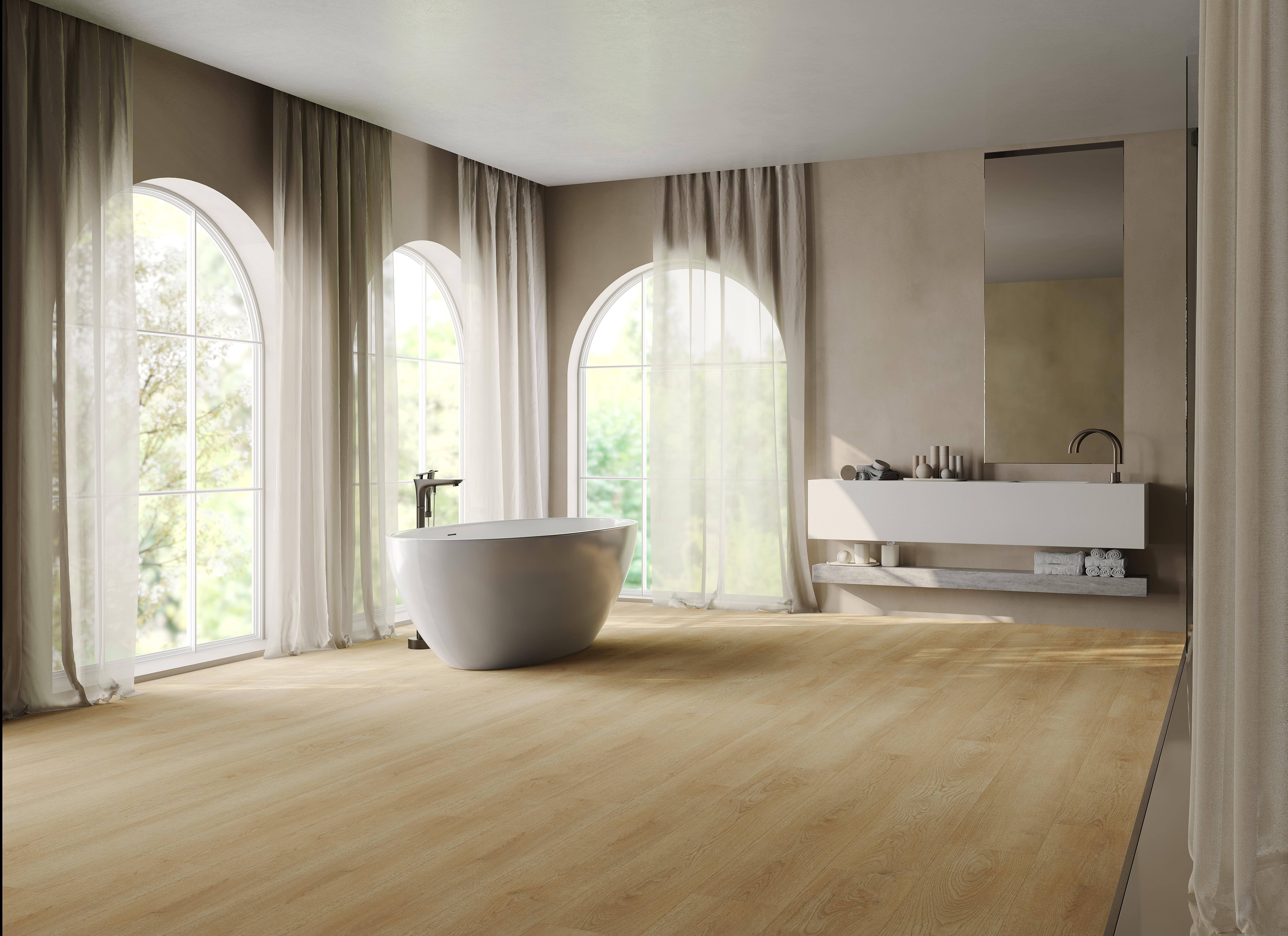 SPC effetto legno beige Sp 6 mm con sottopavimento integrato Cork Ghent 1.71 m² - 2