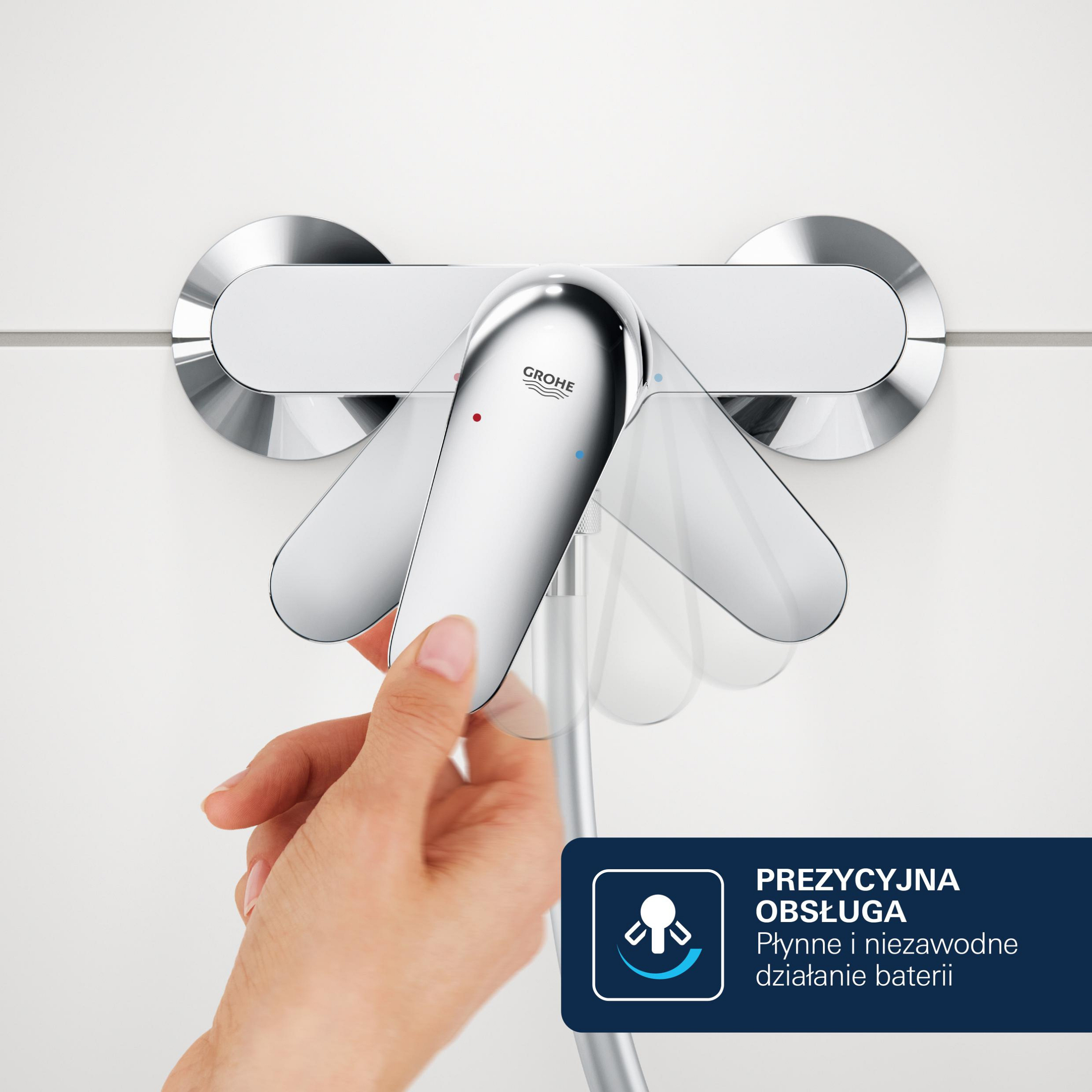 Bateria wannowa chrom Start Clova Grohe - 3