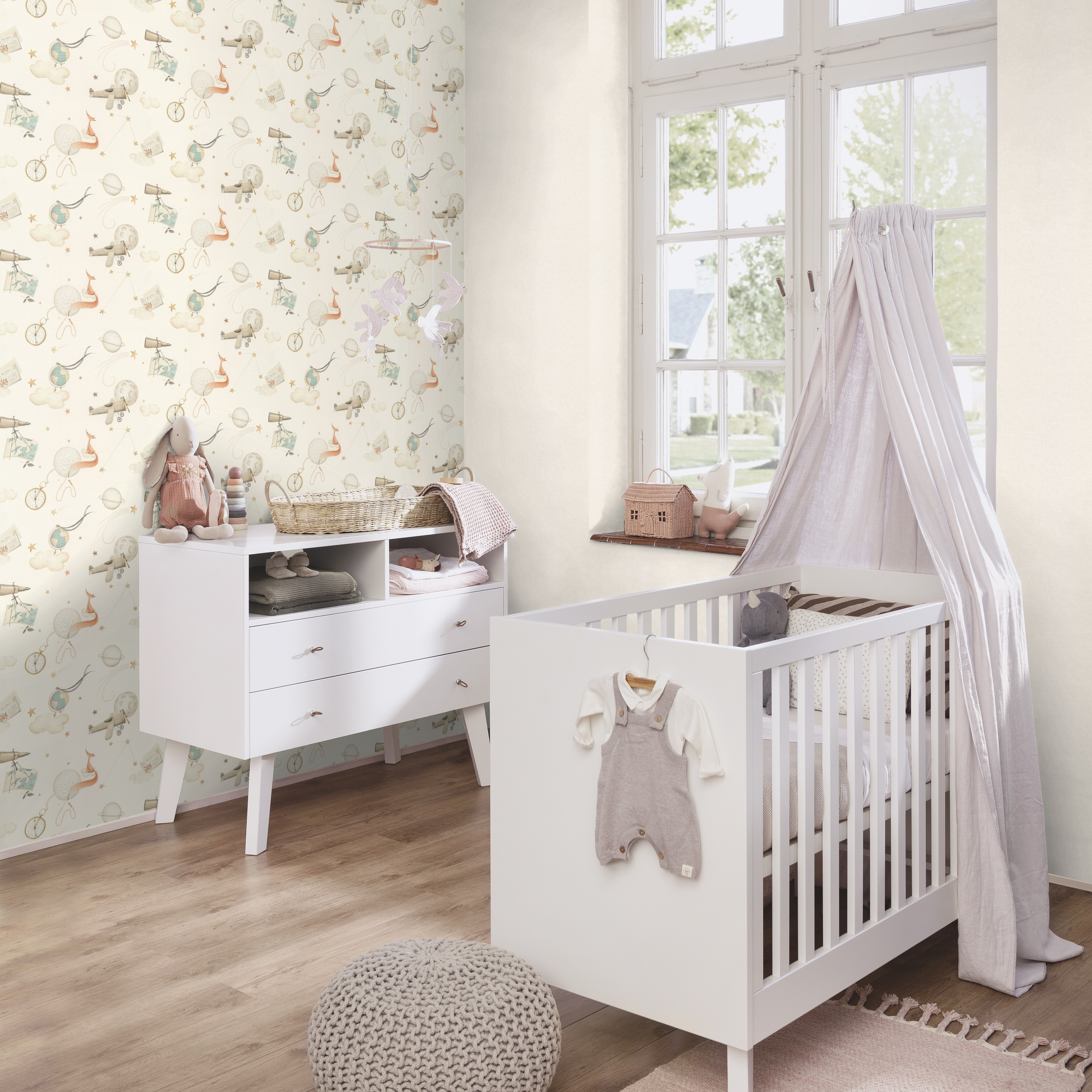 Tapeta dziecięca Kids Dreaming Fox winylowa na flizelinie - 4