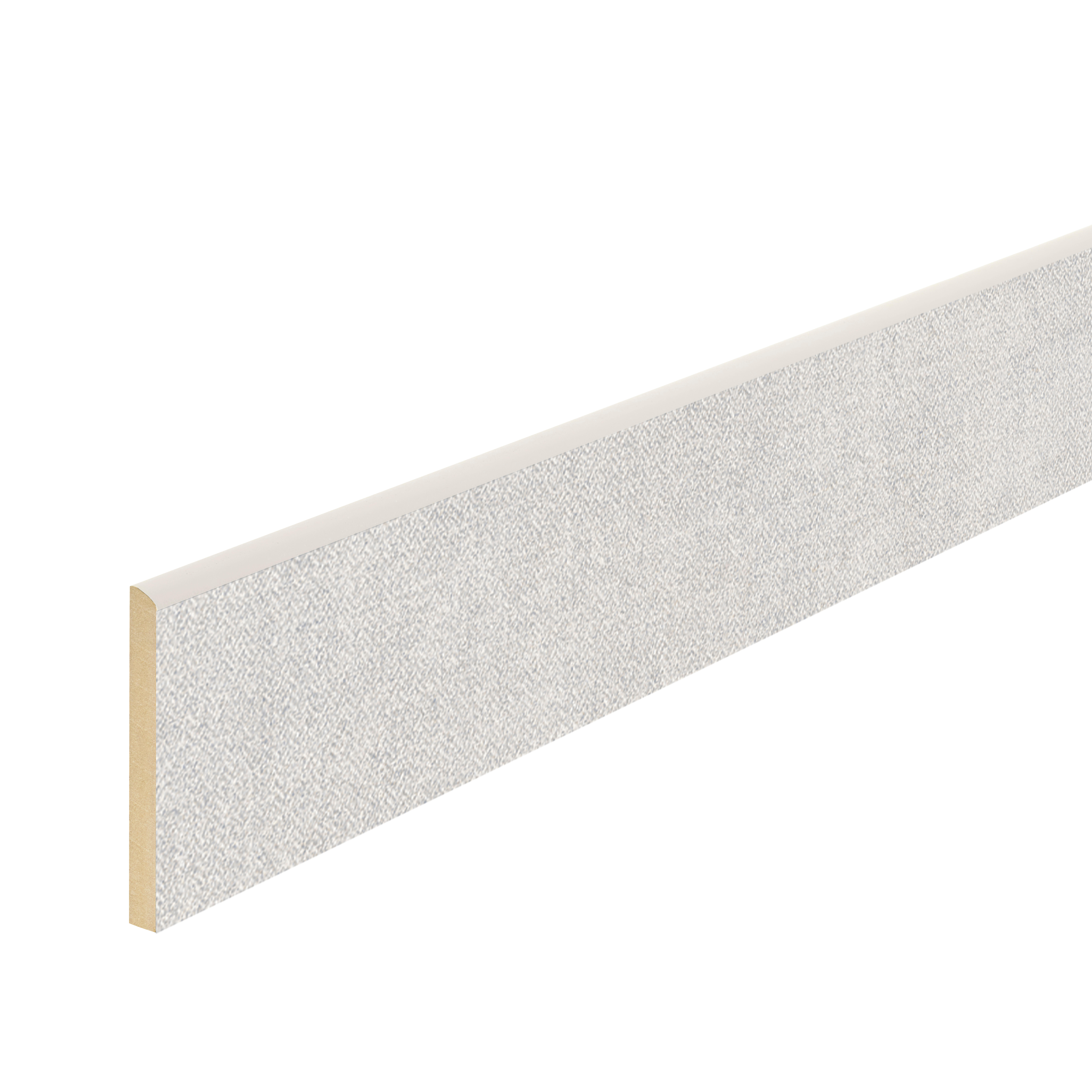 Lot de 2 plinthes Colmar, gris clair, Ht. 7,5 x L. 60 cm, Ep.0.95 mm - 2