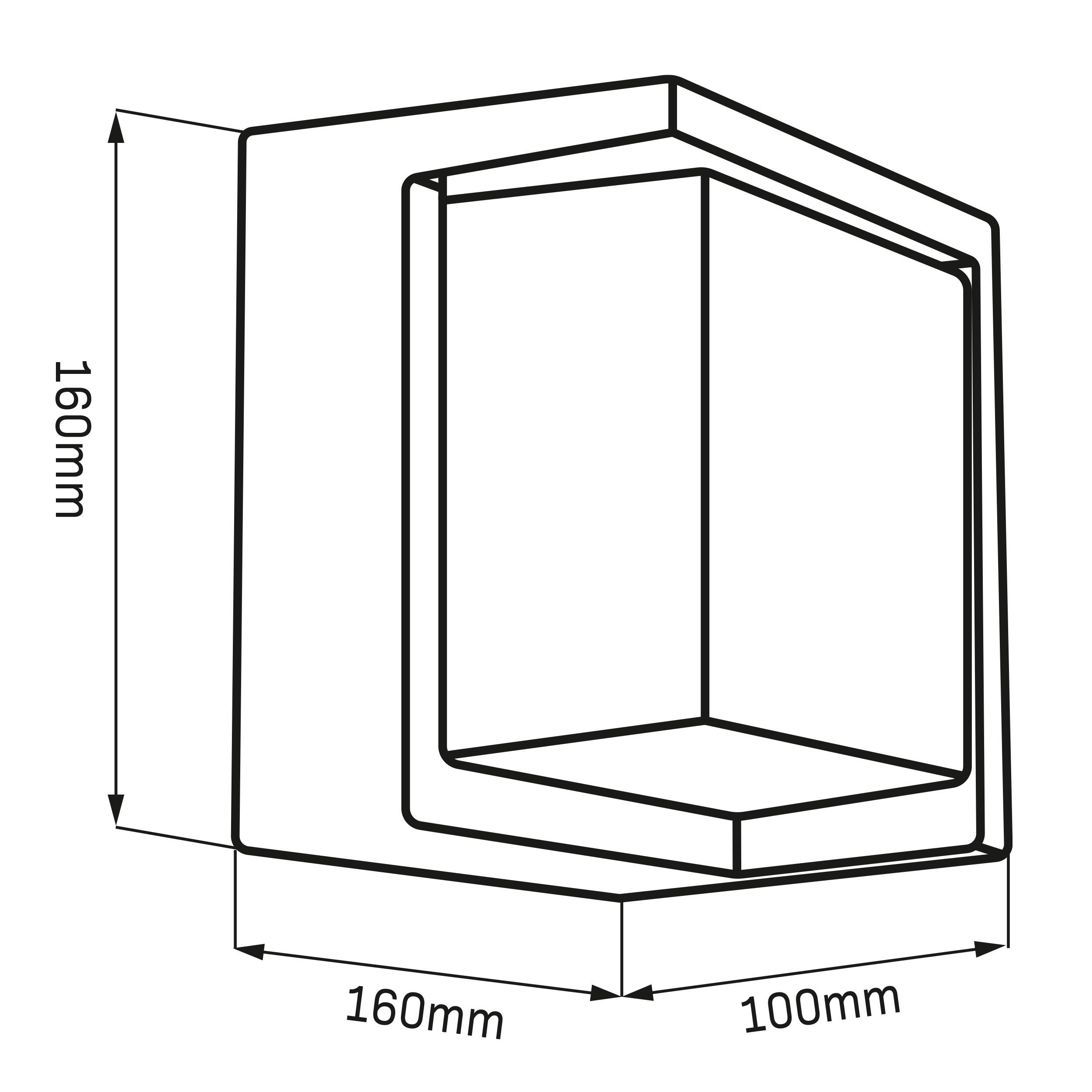 Kinkiet zewnętrzny Essen czarny IP44 LED Goldlux - 5