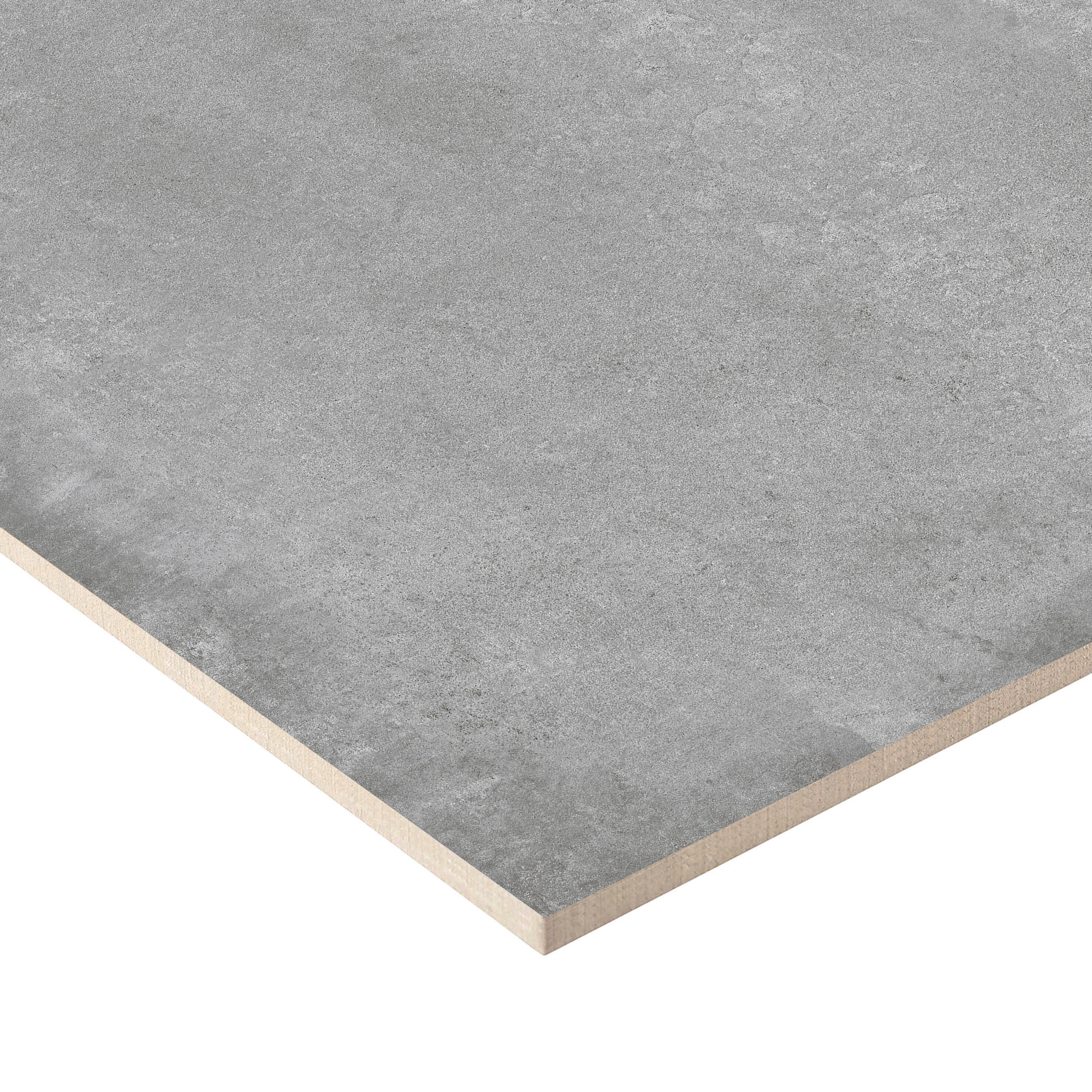 Carrelage sol intérieur/mur intérieur effet béton anthracite Redhill l.60xL.60cm - 3