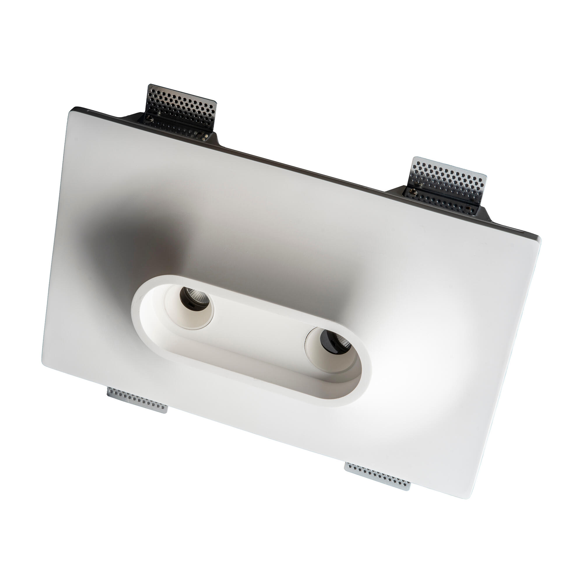 Alverlamp  Downlight Led Empotrable Rectangular 910 Luz Neutro 4000K Ip20, Foco Led Empotrado Para Techos Blanco , Leroy Merlin