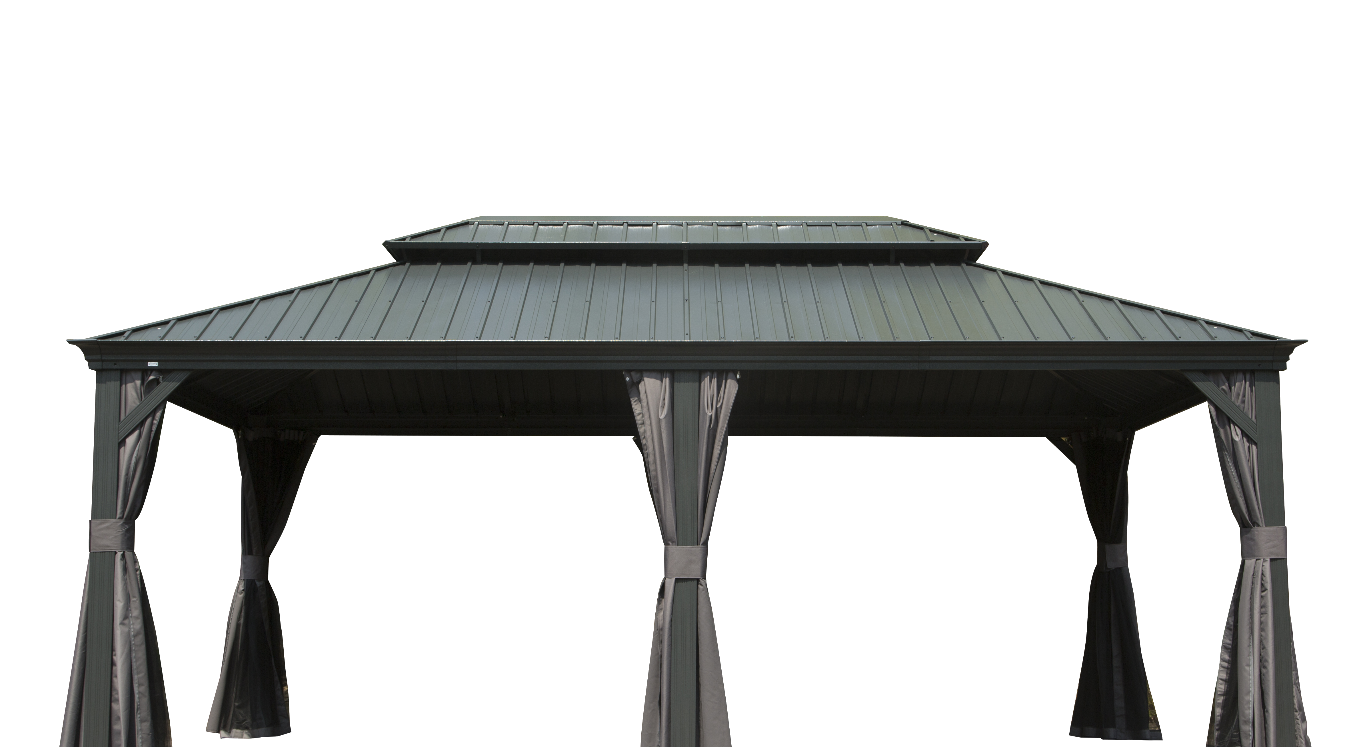 Pawilon ogrodowy Marajo 365x595x307 cm brązowy Eurohit