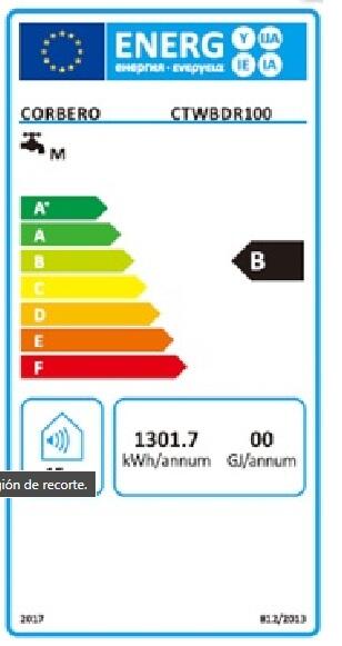 Termo eléctrico CORBERÓ 100l multiposición - 2