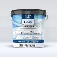 PINTURA PLÁSTICA BLANCA MATE 14L L2000 - 1