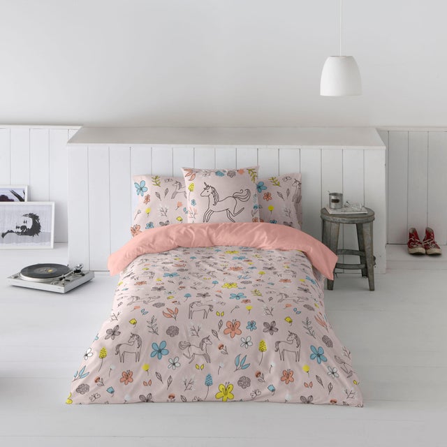 Funda nórdica infantil Dinky de 180x220 cm para camas de 105 cm + 1 fundas de almohada de 45x120 cm

