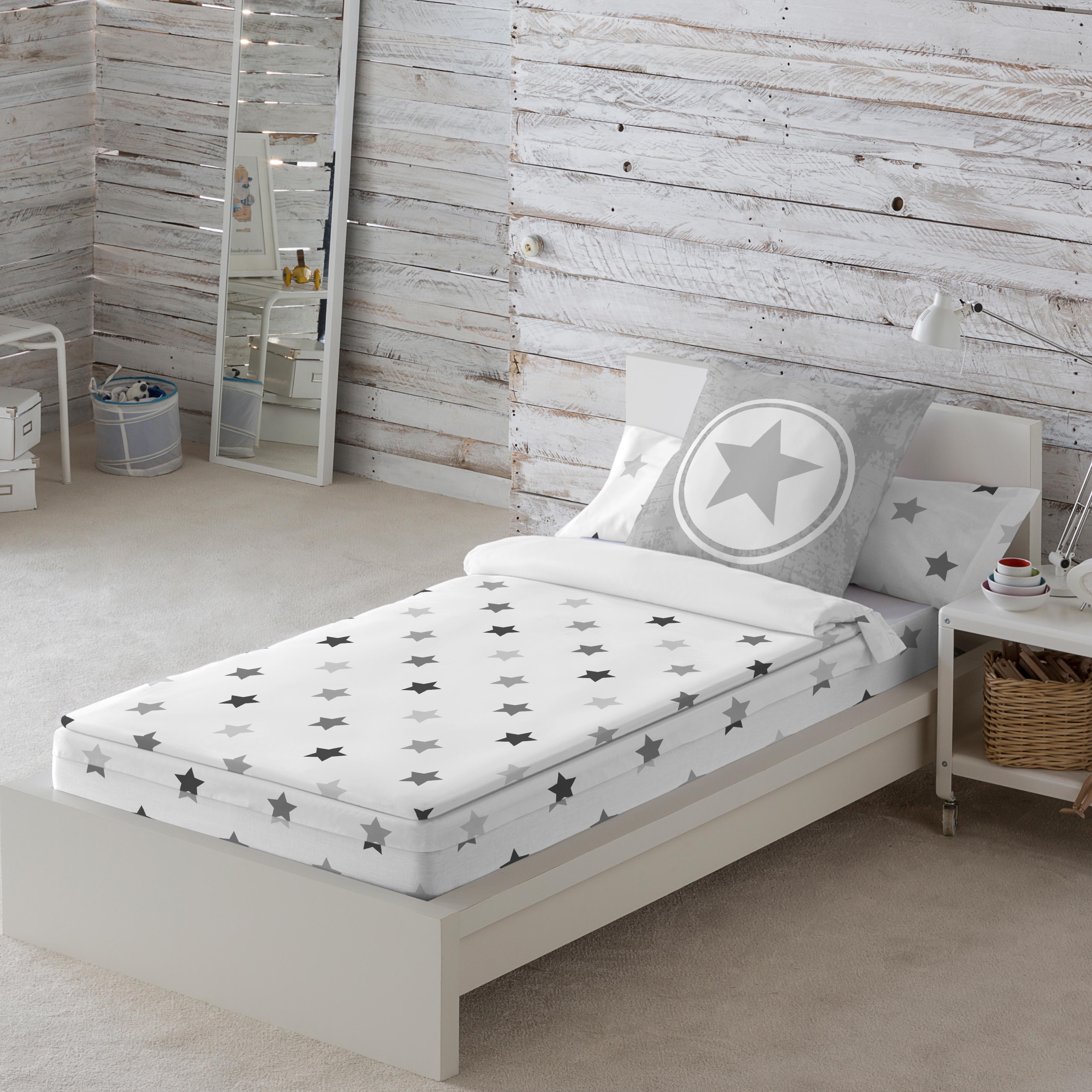 Saco nórdico infantil con relleno indigo b de 90x200 cm para camas de 90 cm + 1 funda de almohada de 45x110 cm