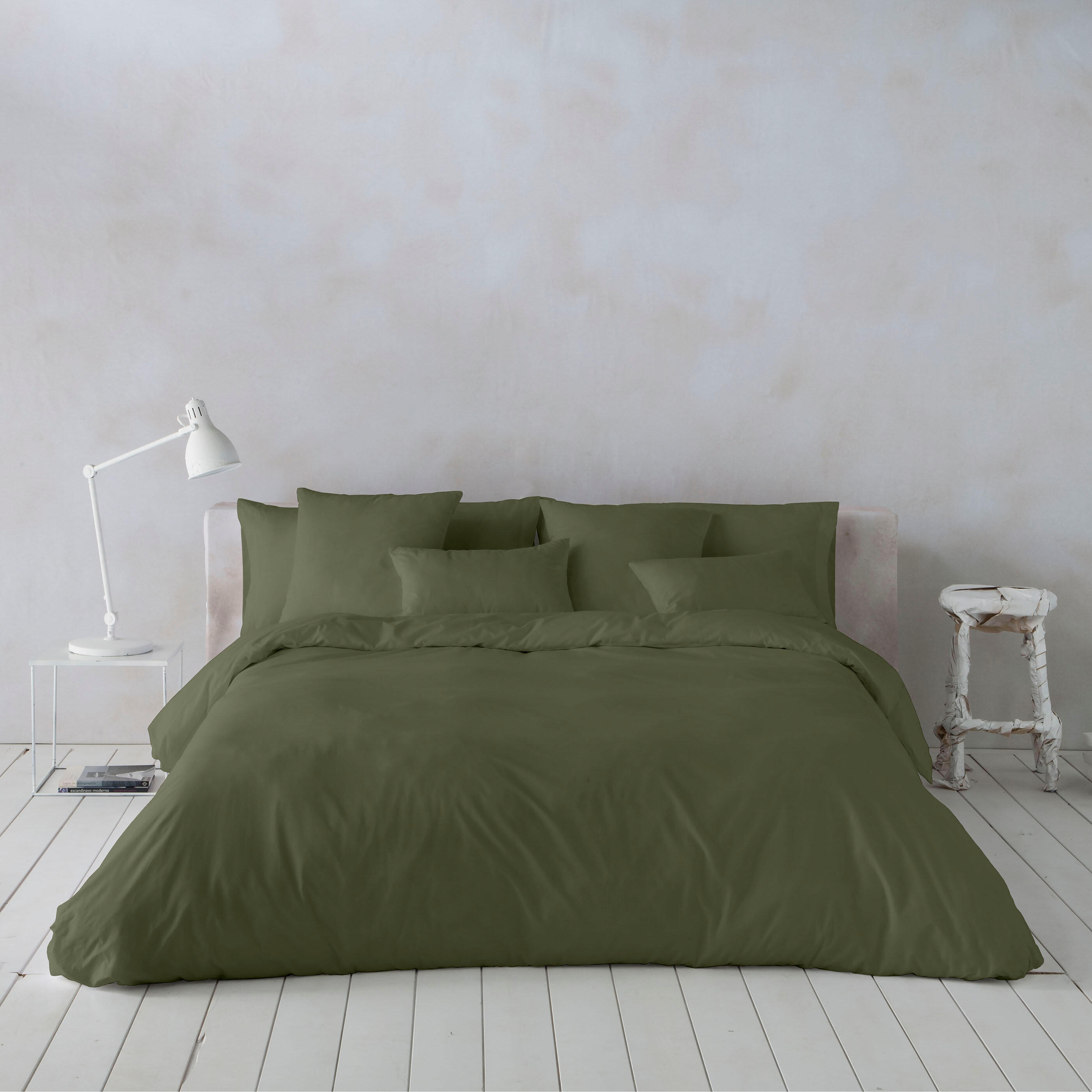 Funda nórdica Verde 75 de 240x220 cm para camas de 150 cm + 2 fundas de almohada de 45x90 cm
 - 3