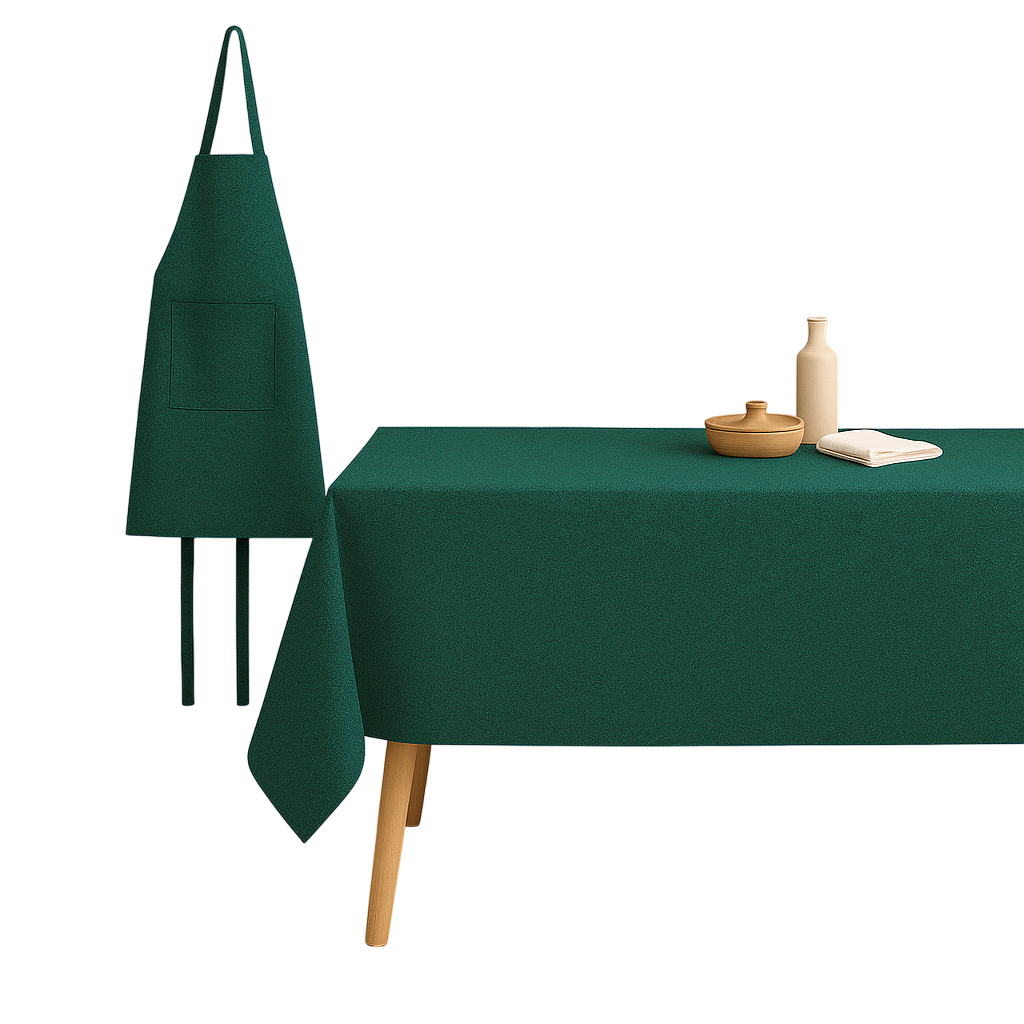 Mantel panamá Dogs verde 140x100 cm  - 2