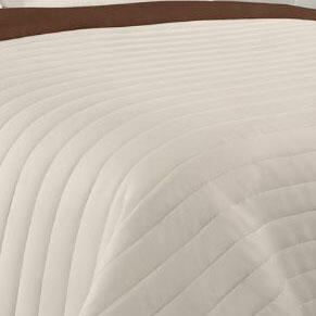 Colcha de cama Marrón poliéster para cama de 150 cm - 8