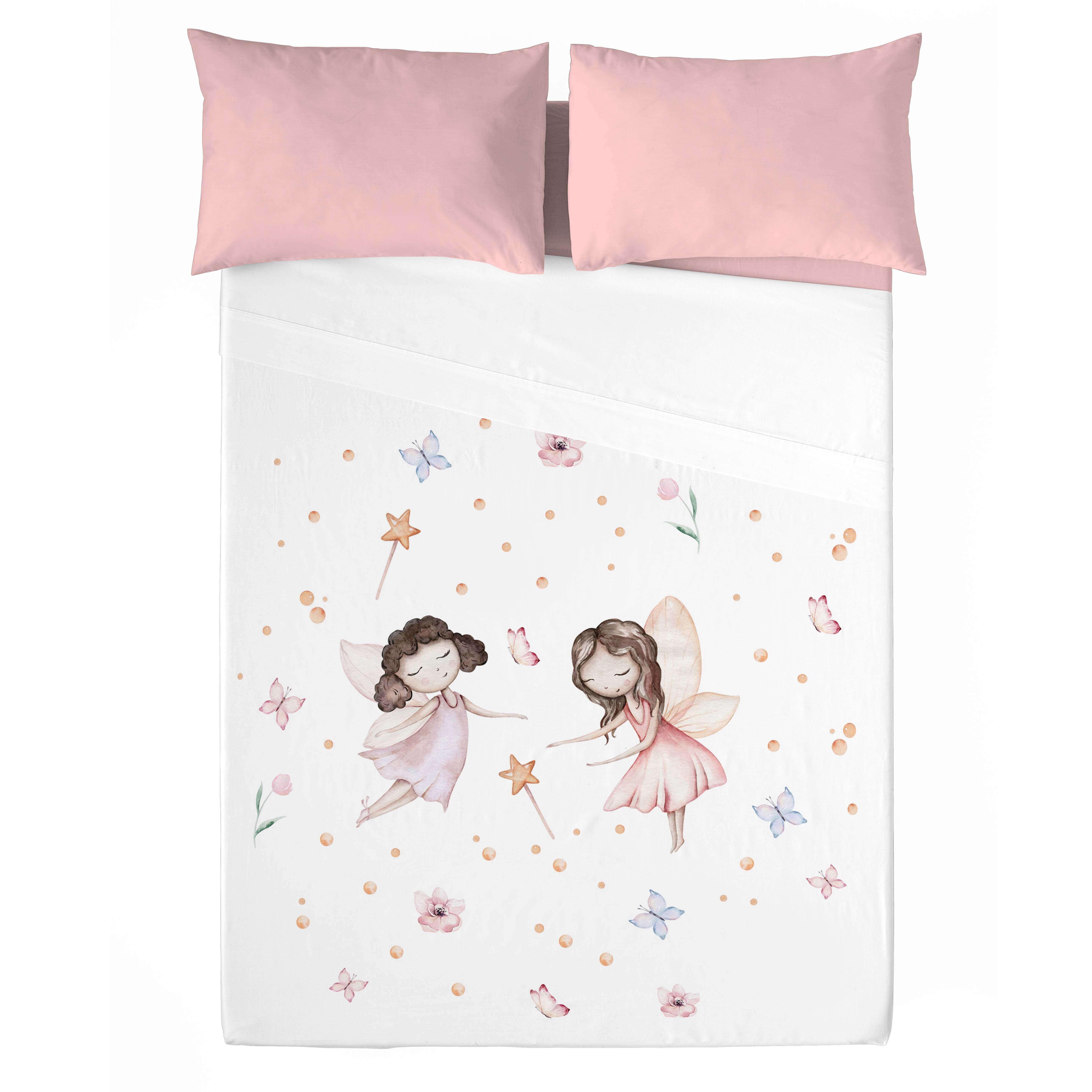Juego de sábanas 3 piezas Vuala 100% algodón para cama de 105 cm
 - 3