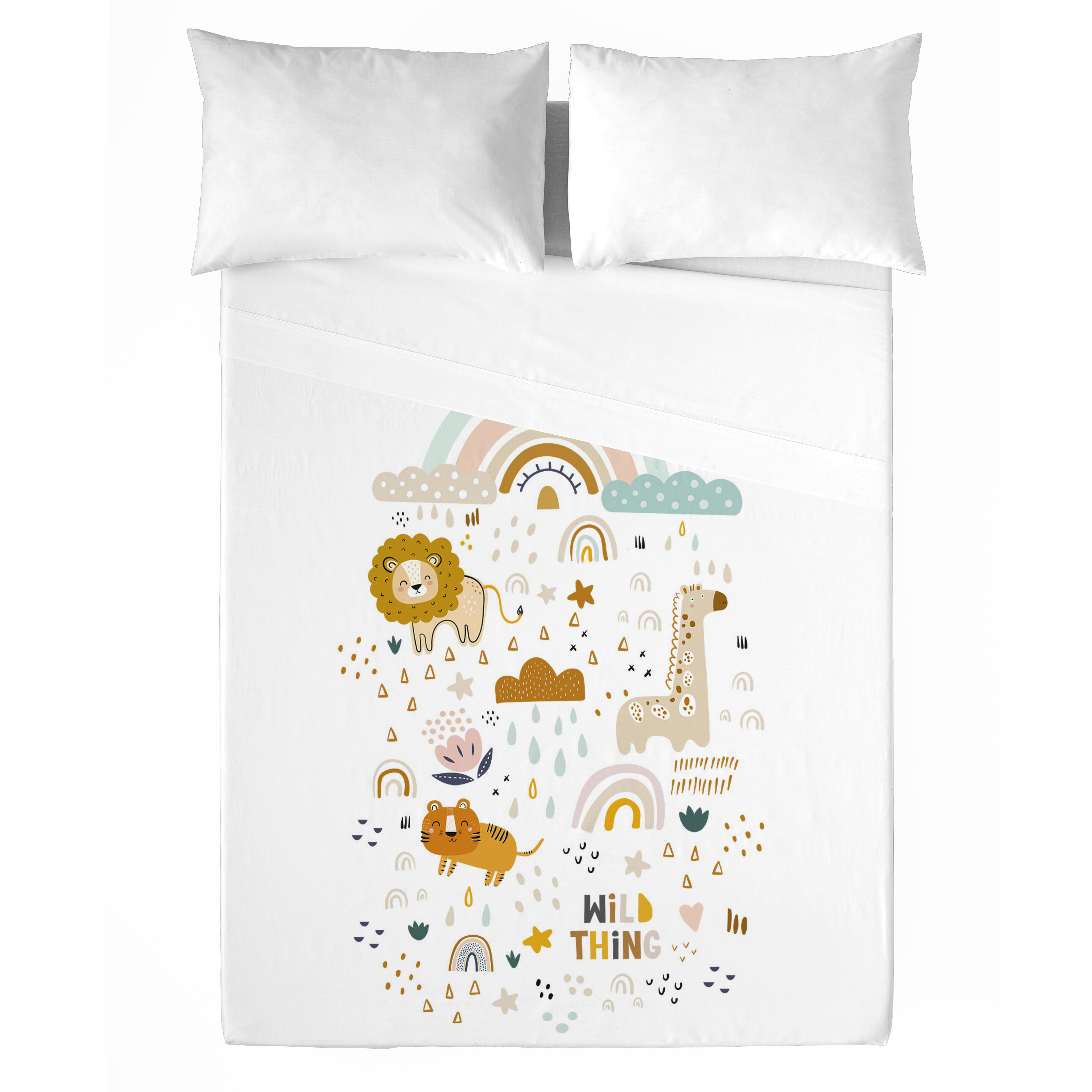 Juego de sábanas 3 piezas Obini 100% algodón para cama de 90 cm
 - 3