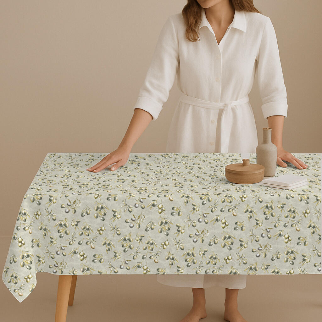 Mantel Huletec Caina Beige - MANTEL DE HULE