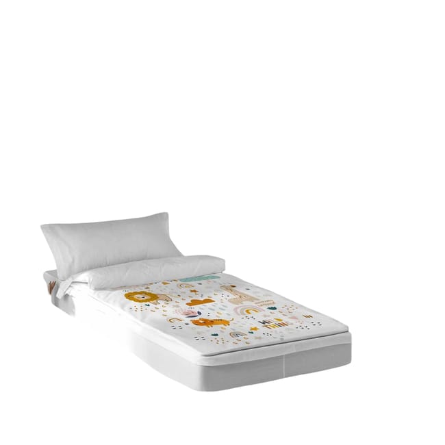 Saco nórdico infantil sin relleno Obini de 90x200 cm para camas de