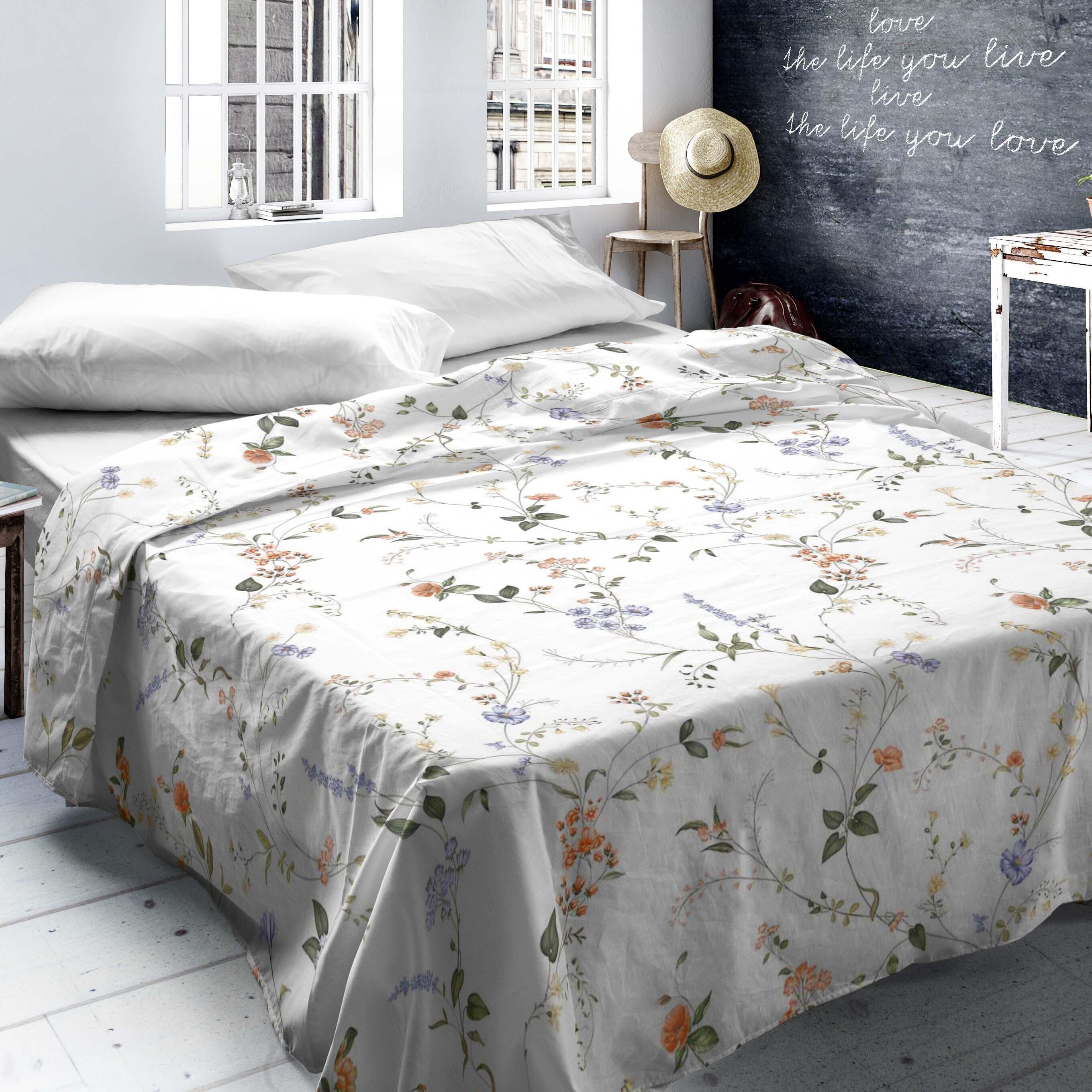 Juego de sábanas 4 piezas Beltane 100% algodón para cama de 150 cm
 - 7