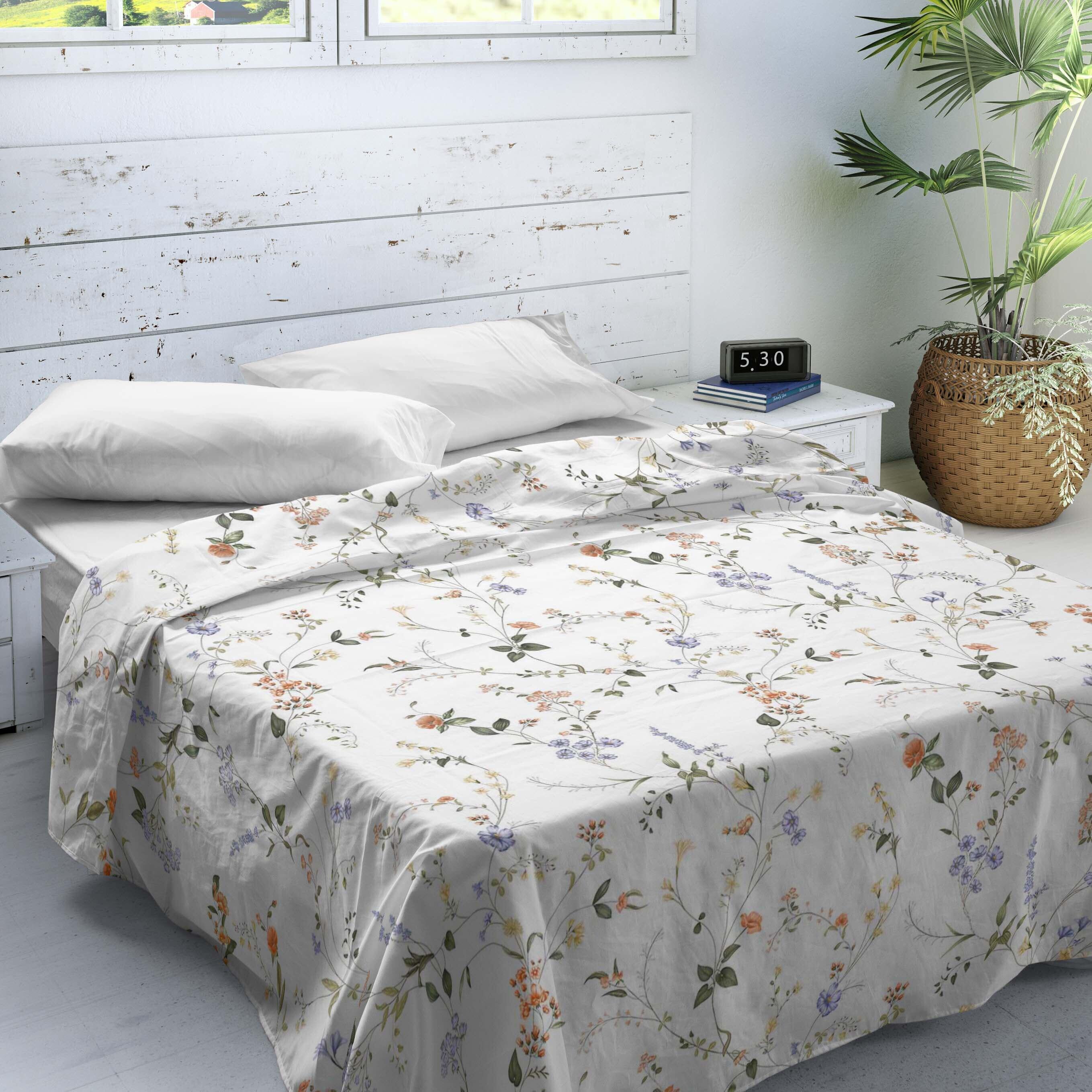 Juego de sábanas 4 piezas Beltane 100% algodón para cama de 150 cm
 - 3