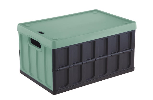 Scatola Cargo con coperchio L 39 x H 5.5 x P 59.5 cm nero