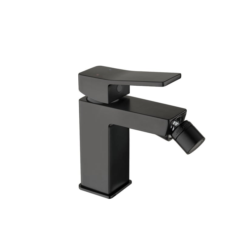 Bateria bidetowa Studio z perlatorem czarny Sensea