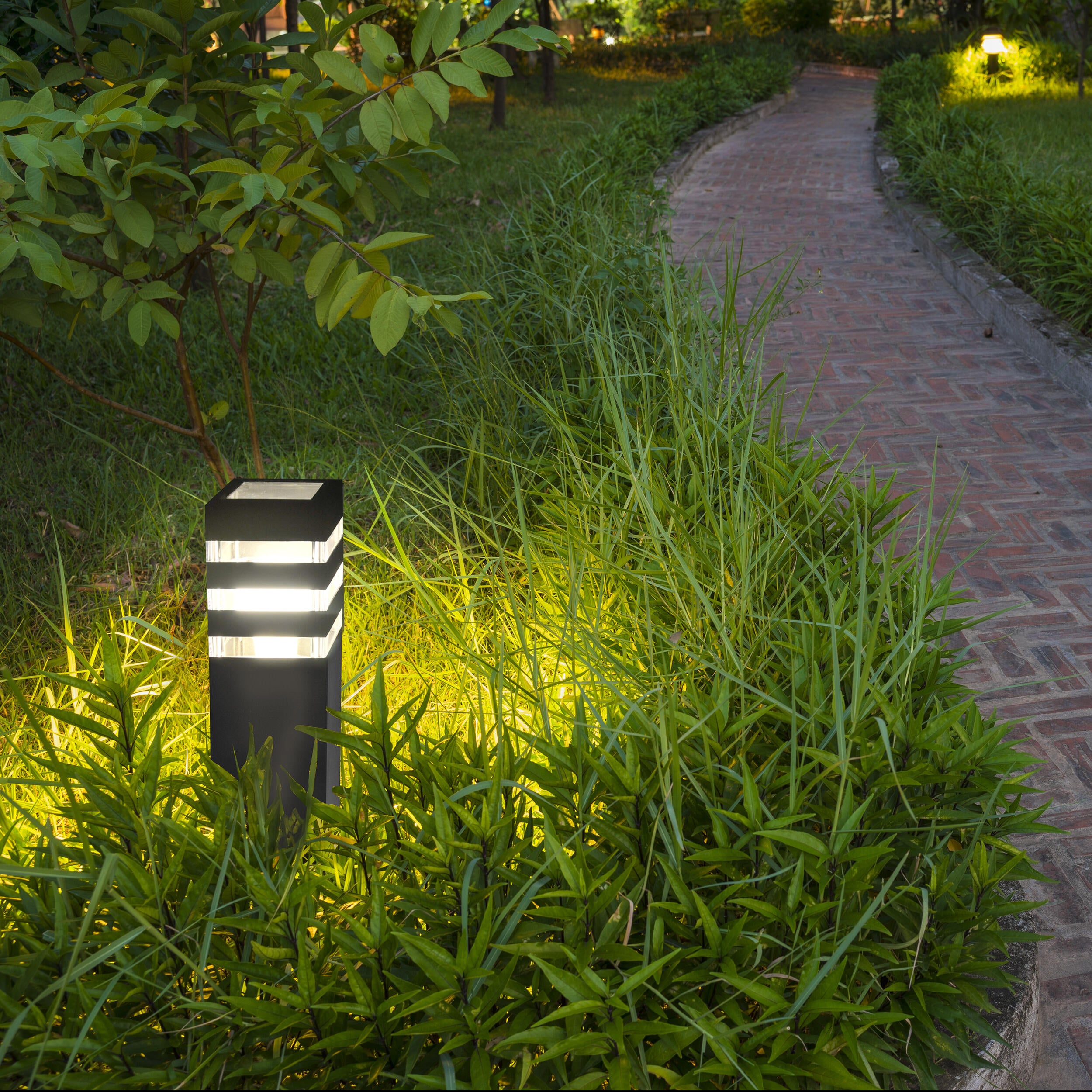 Lampa zewnętrzna ogrodowa słupek Teksas E27 74 cm grafit IP44 Goldlux - 2