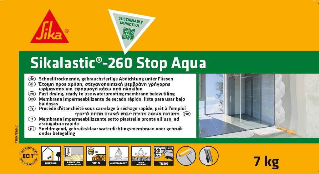 Membrana líquida de impermeabilização Sikalastic -260 Stop Aqua - 2