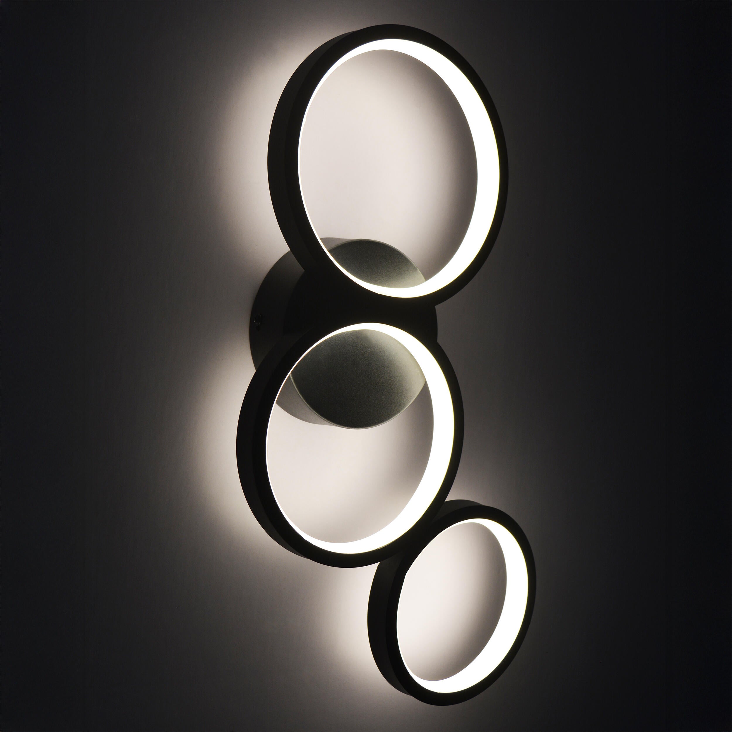 Kinkiet Flamenco czarny LED Sanico - 2