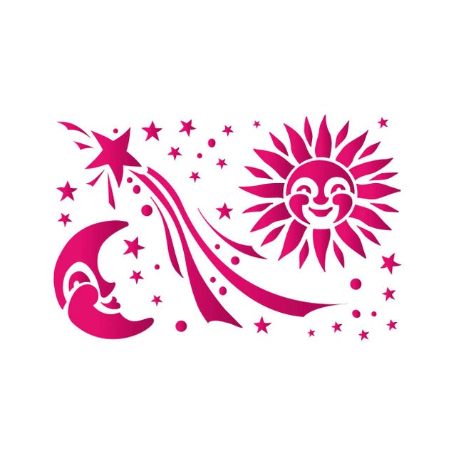 Stencil tema bambino LES DECORATIVES Astri 30 x 0.1 cm