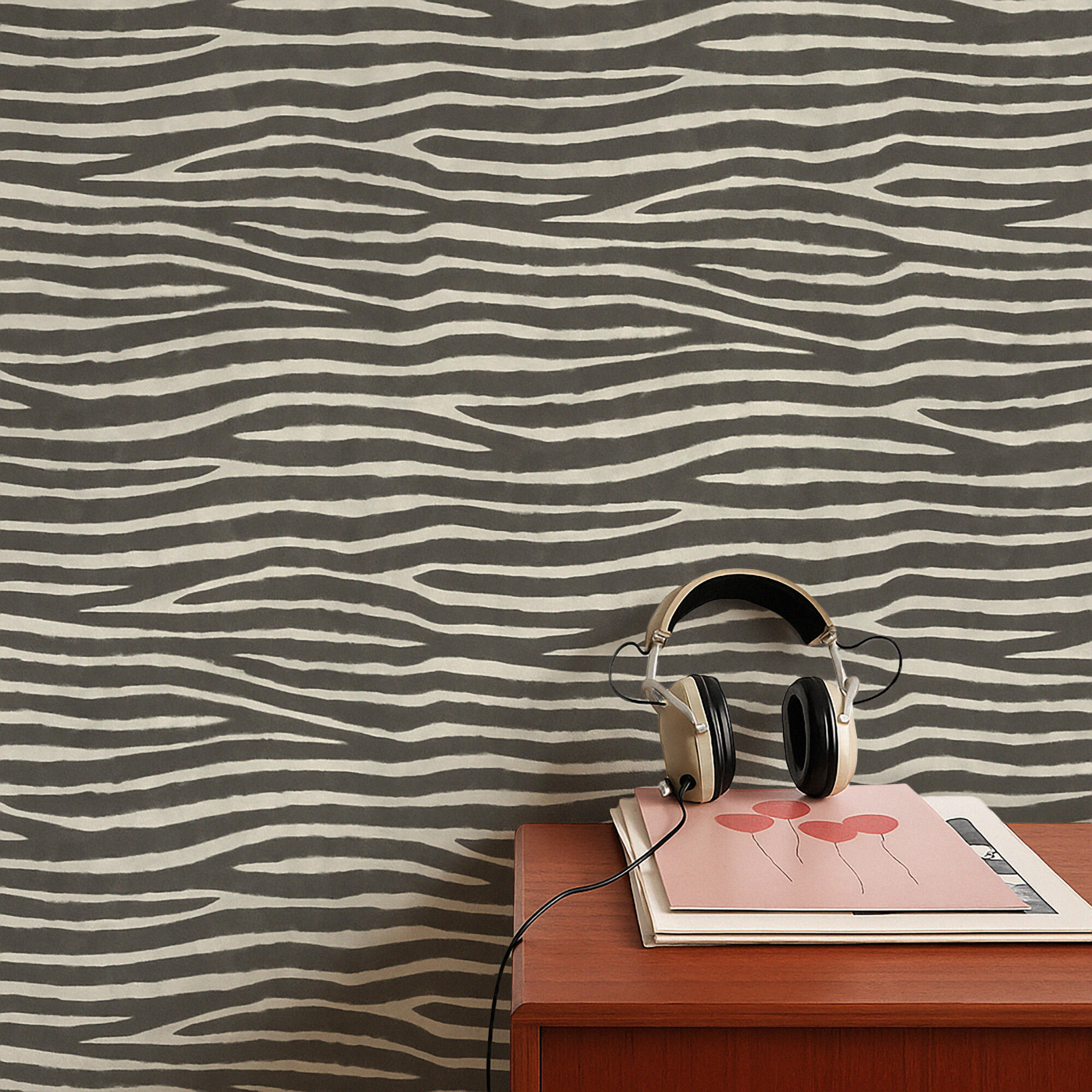 Papel pintado vinilo aplicación cola en pared animales kenya 751727 multicolor rasch 53cmx10.05m lavable