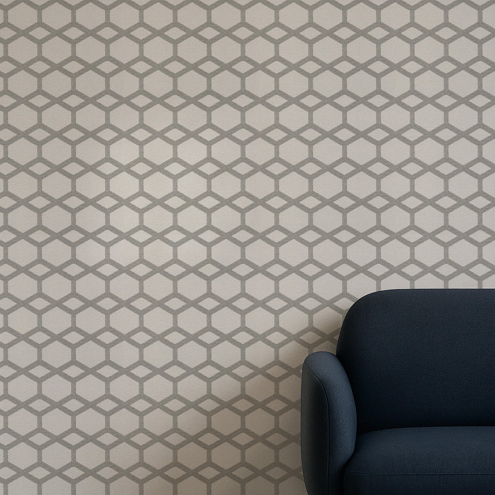 Papel pintado vinilo aplicación cola en pared geométrico sigapure 291420 multicolor rasch 53cmx10.05m