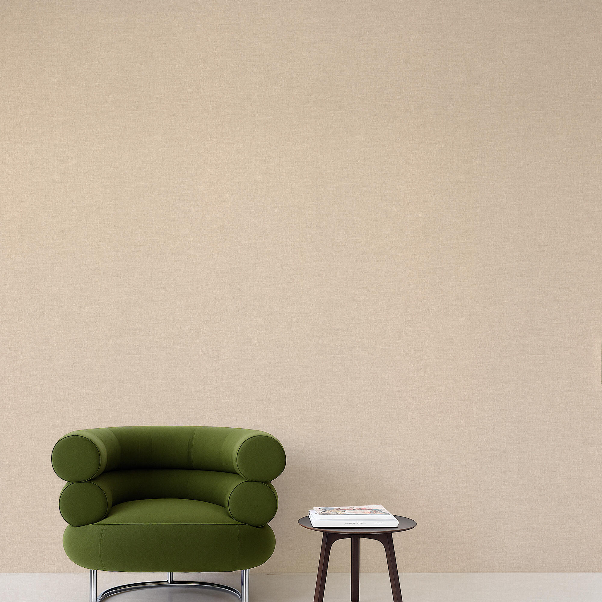 Papel pintado vinilo aplicación cola en pared liso liso texturado 82 madagascar marrón rasch 53cmx10.05m lavable